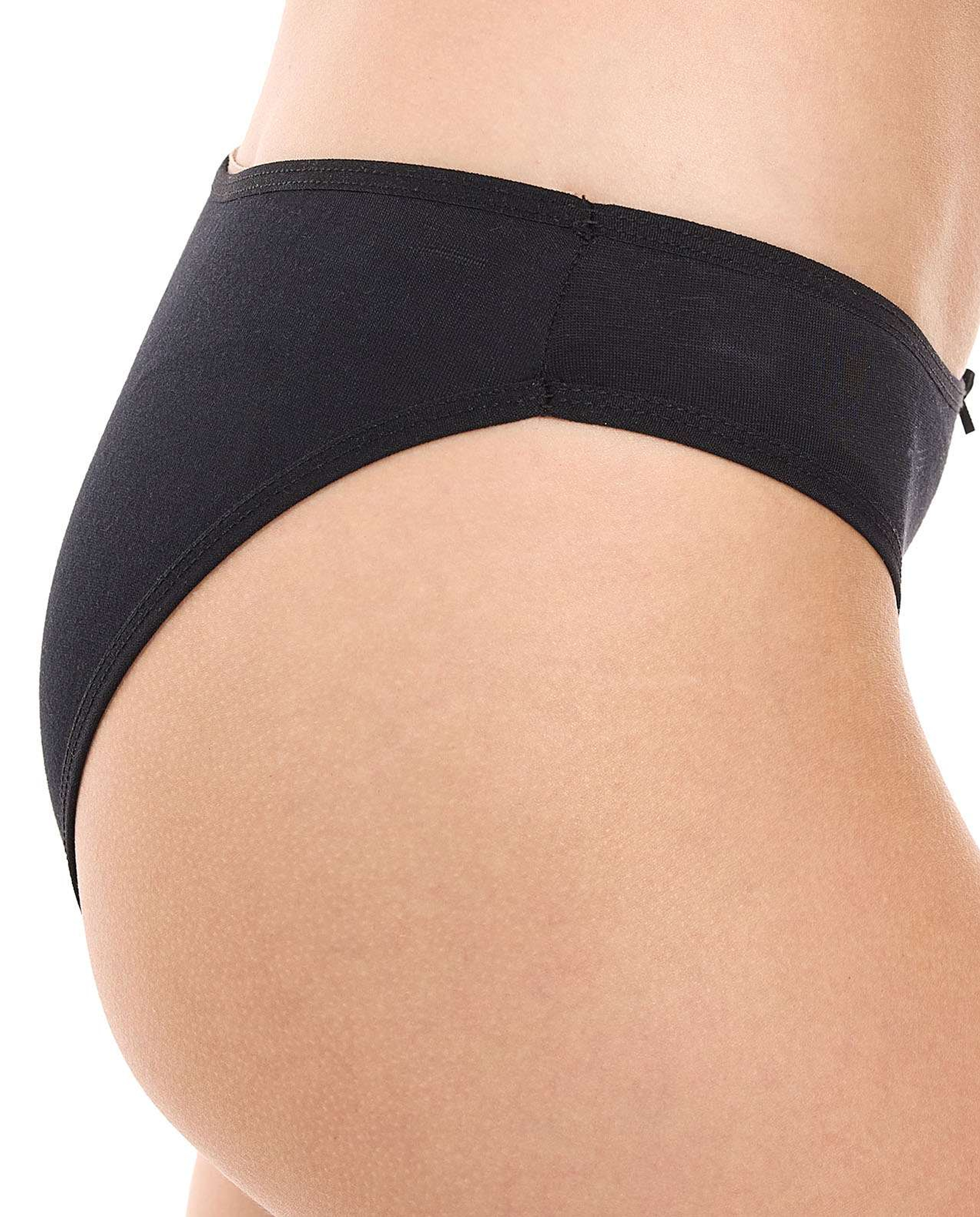 3 Pack Solid Bikini Briefs