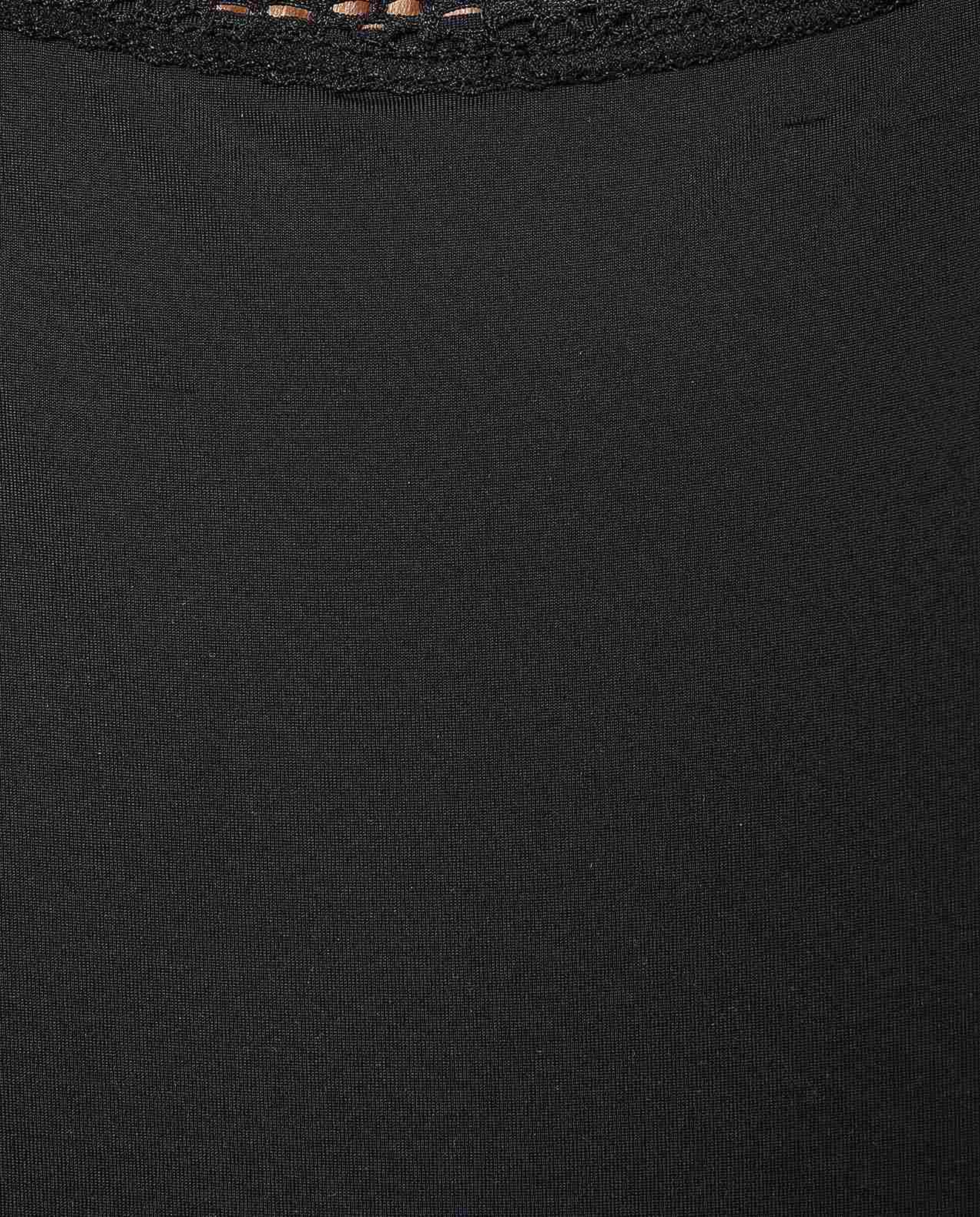 Lace Trim Sleeveless Nightgown with Scoop Neck