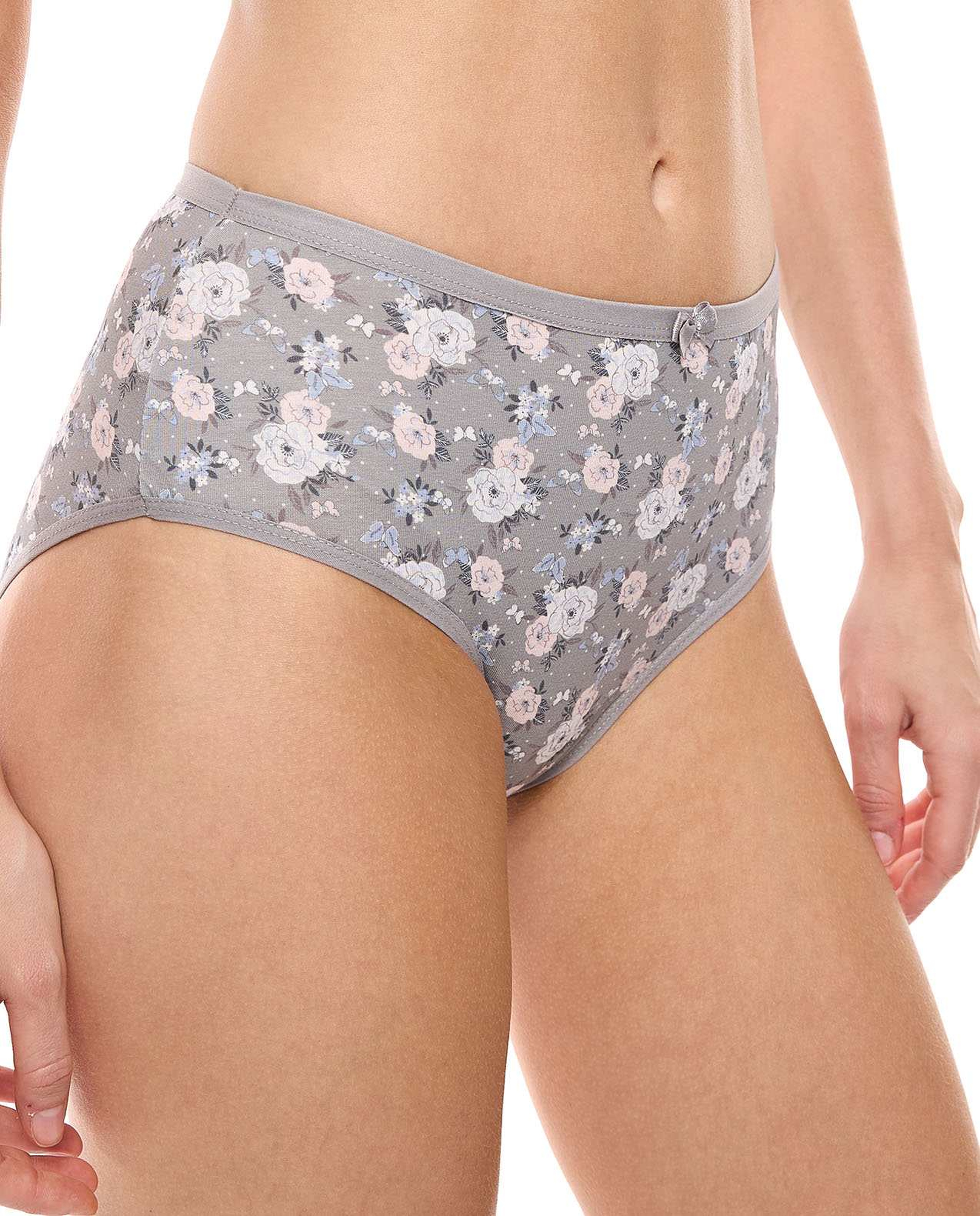 3 Pack Printed Hipster Briefs