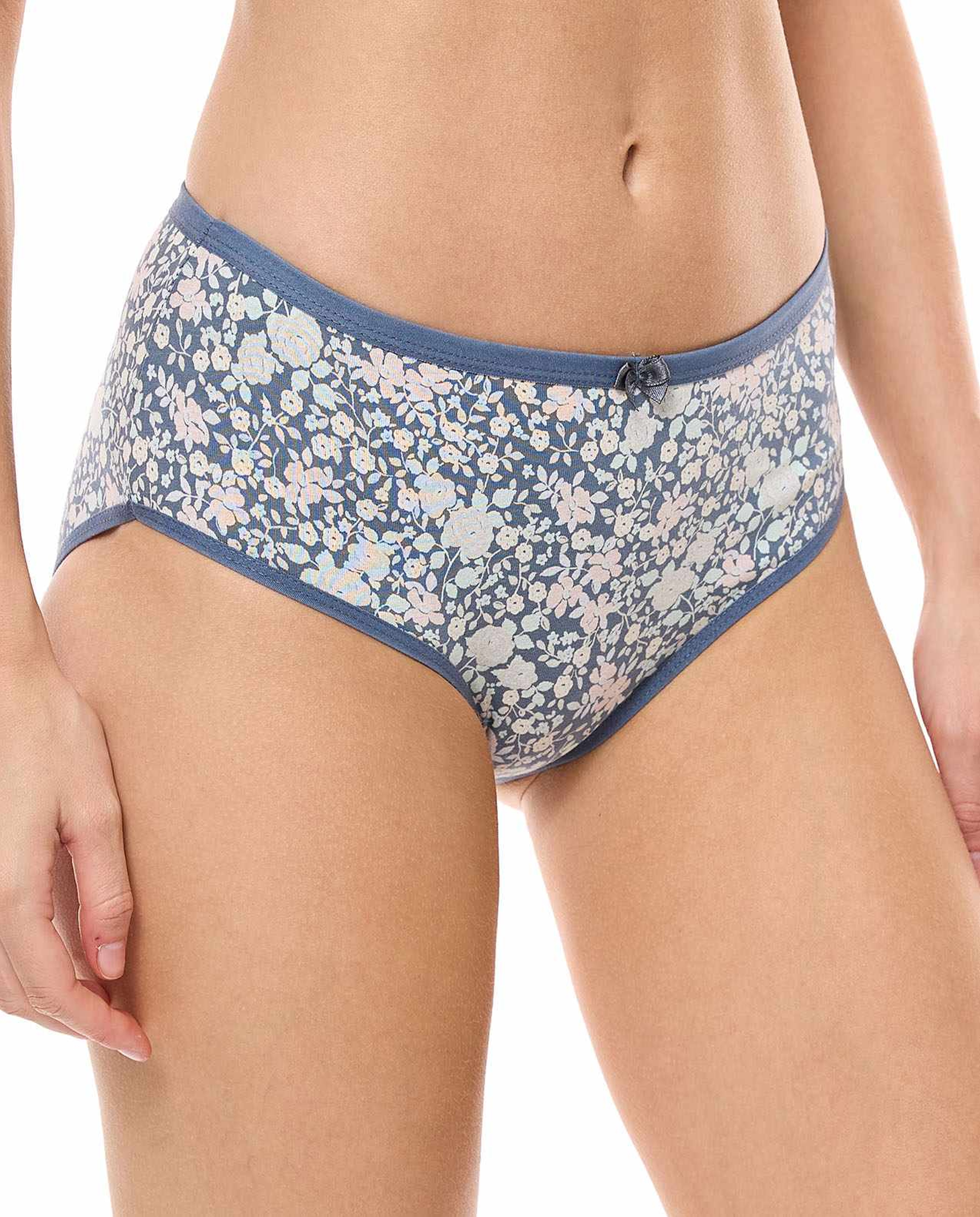 3 Pack Printed Hipster Briefs