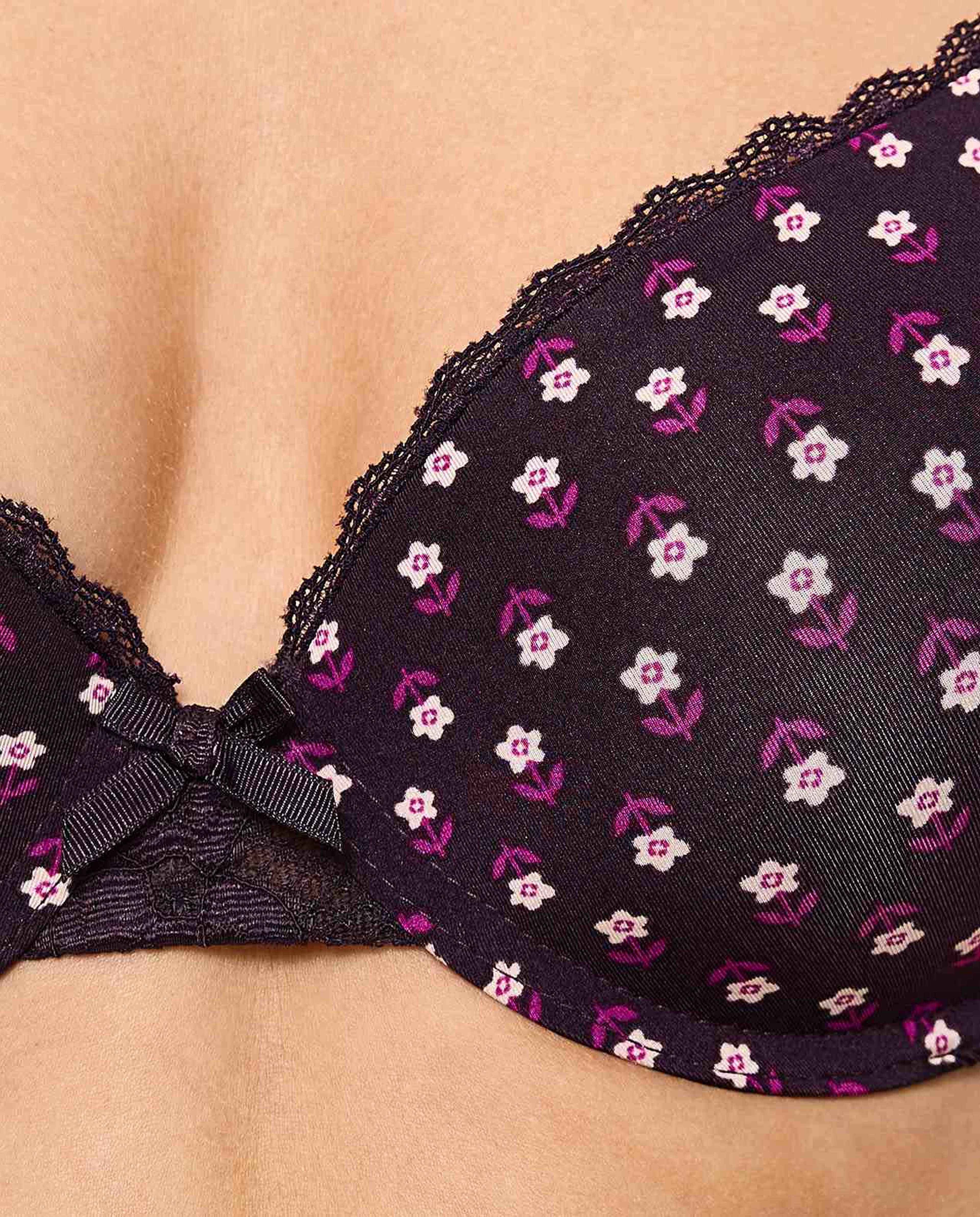 2 Pack Lace Trim Bras