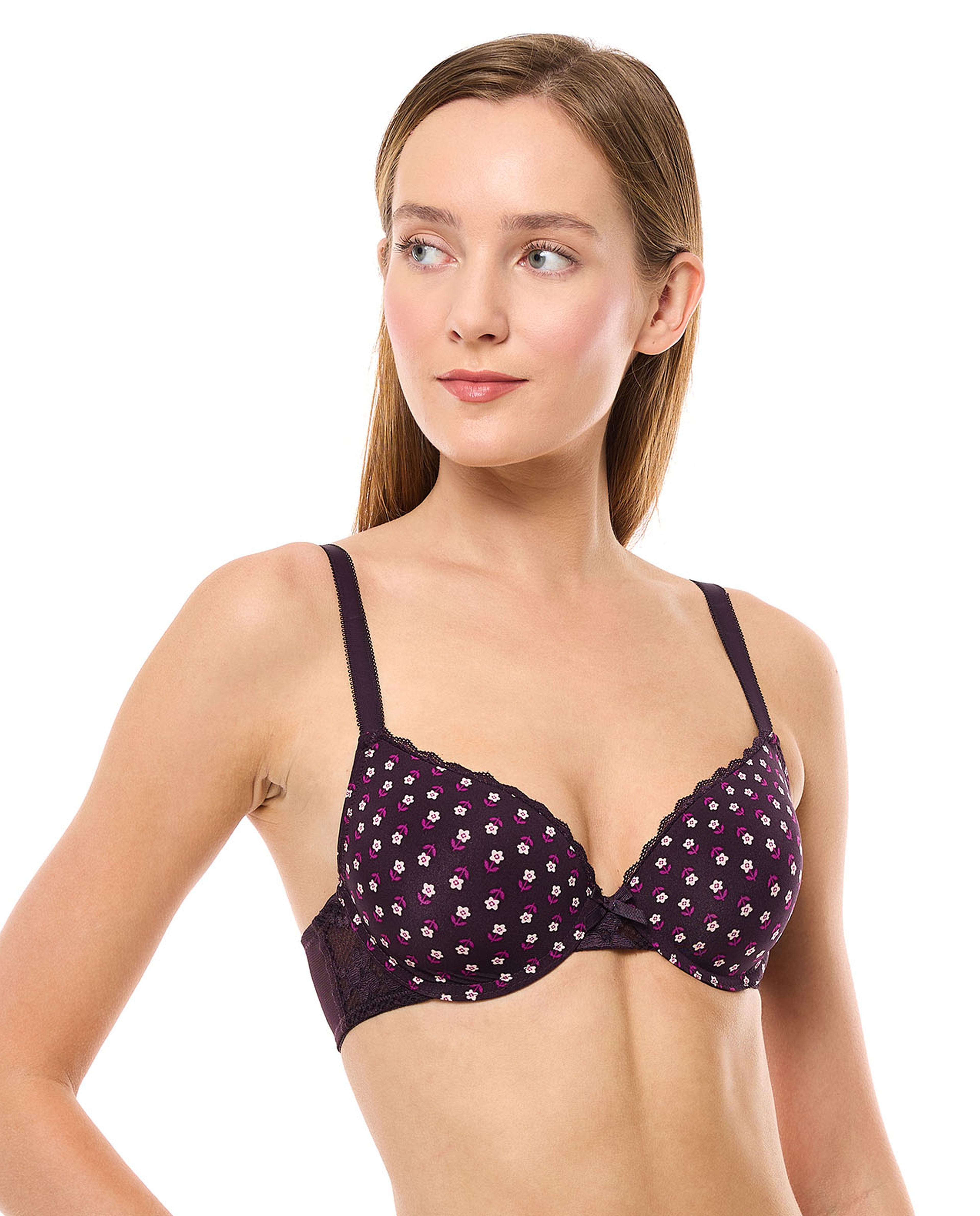 2 Pack Lace Trim Bras