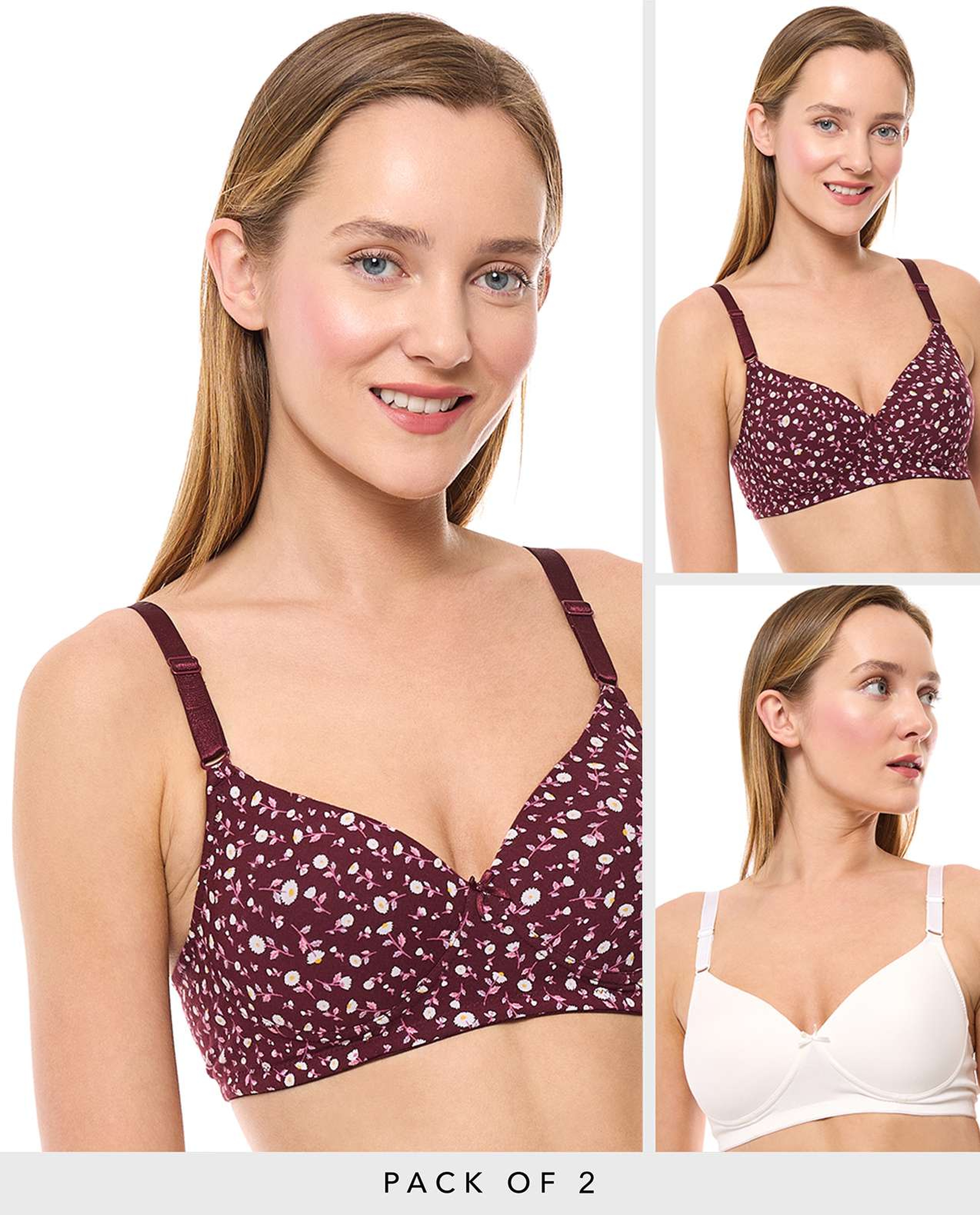 2 Pack T-Shirt Bras