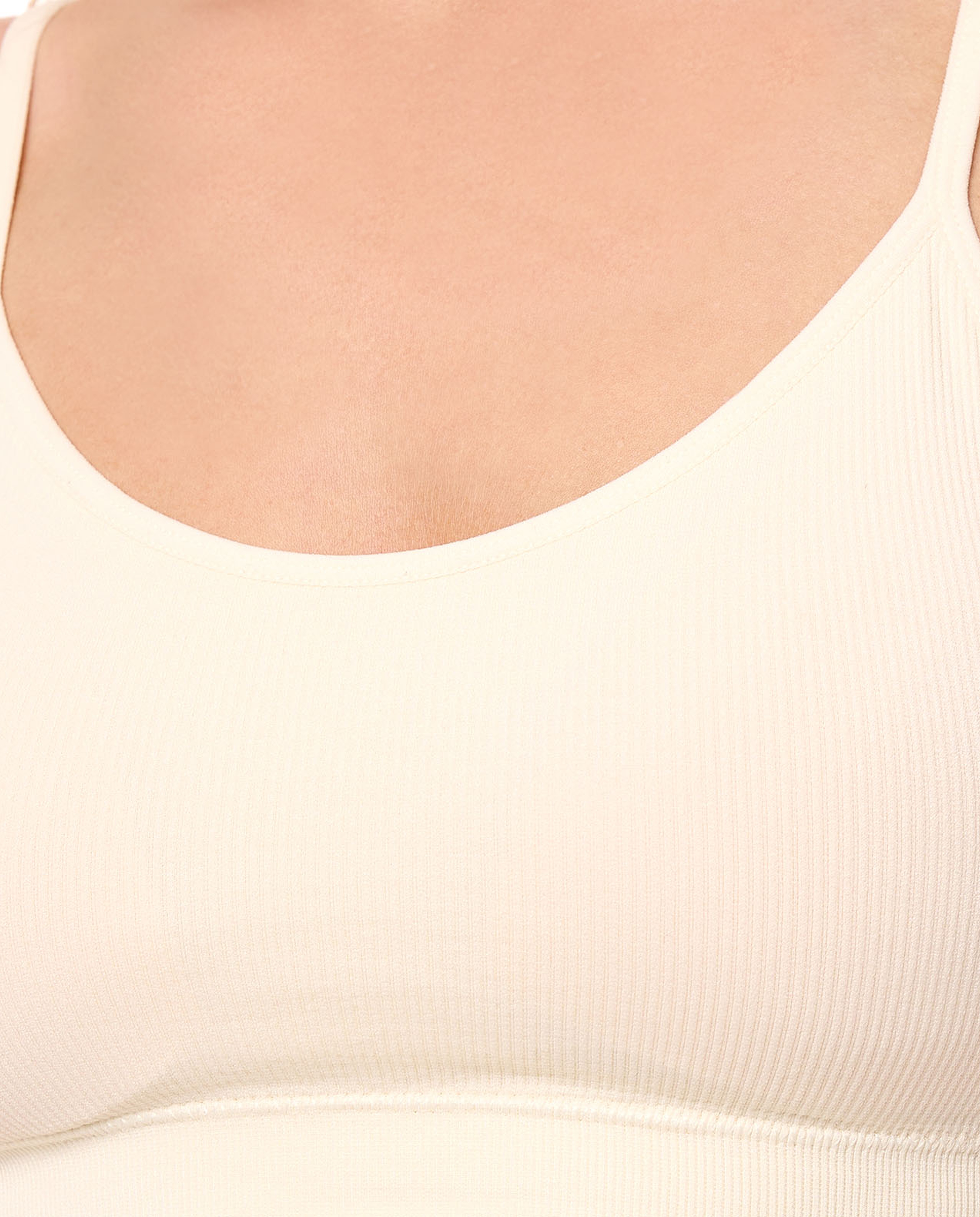 2 Pack Ribbed Padded Sports Bras