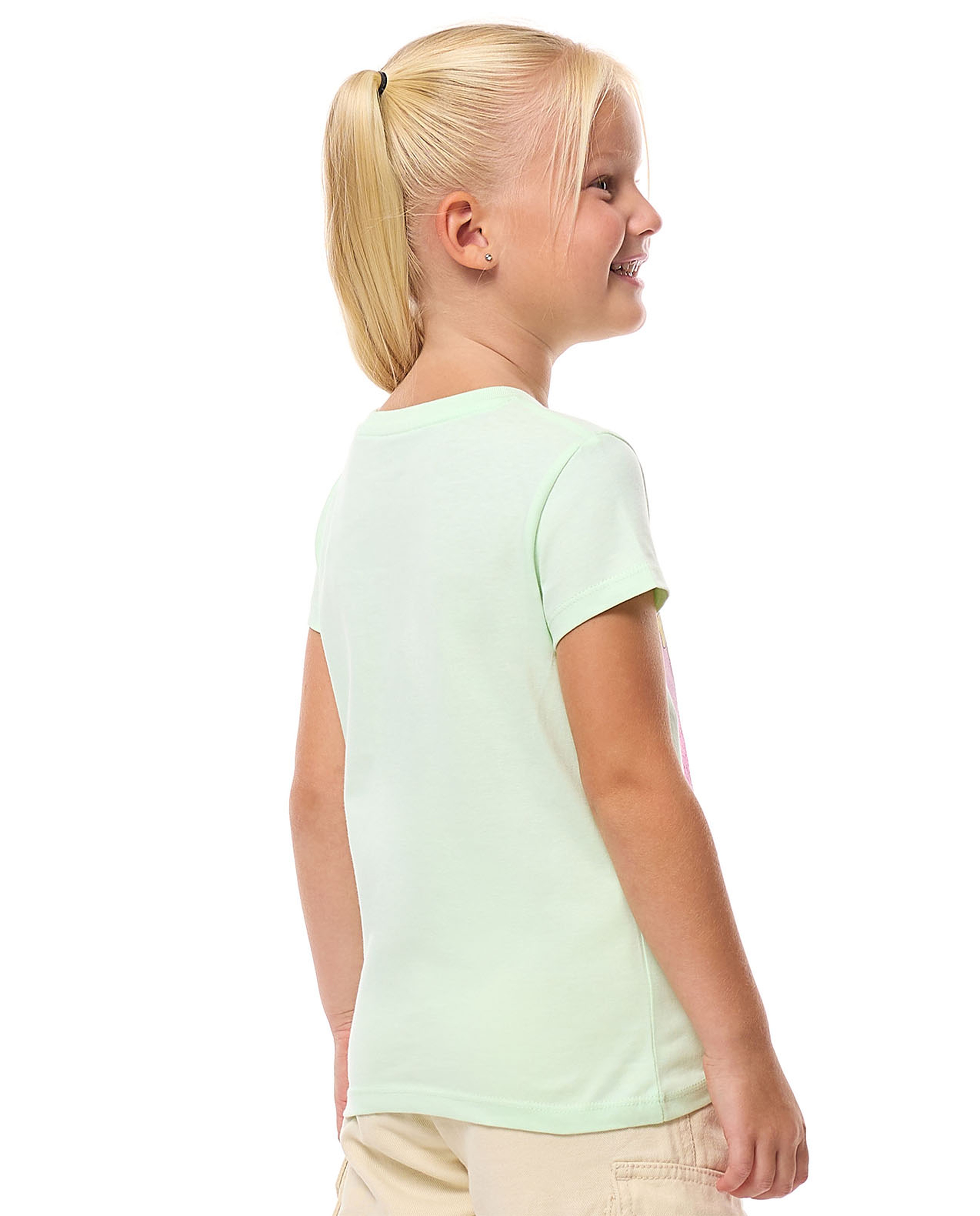 Printed T-Shirt with Crew Neck and Short Sleeves