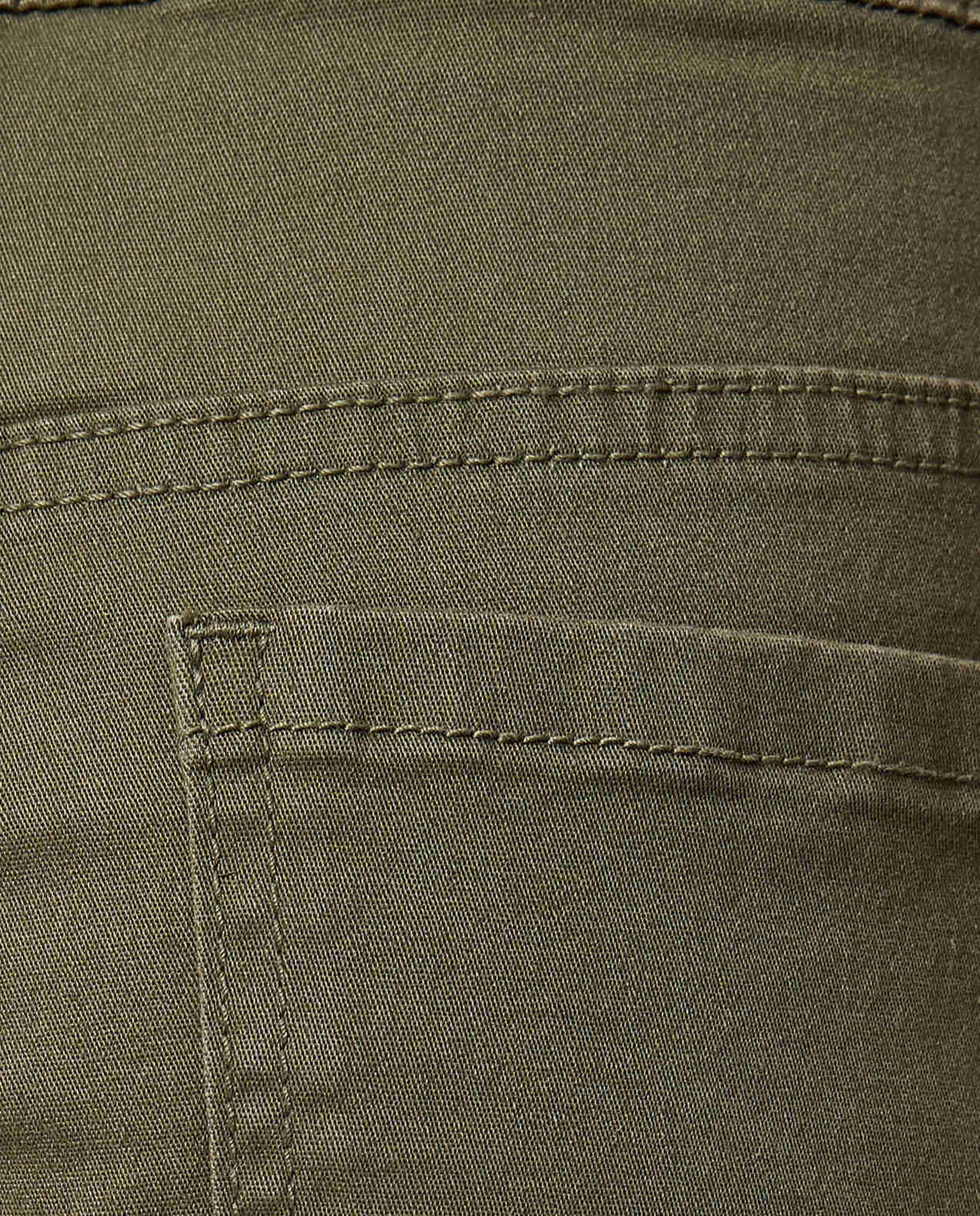 Solid Jogger Pants with Drawstring Waist