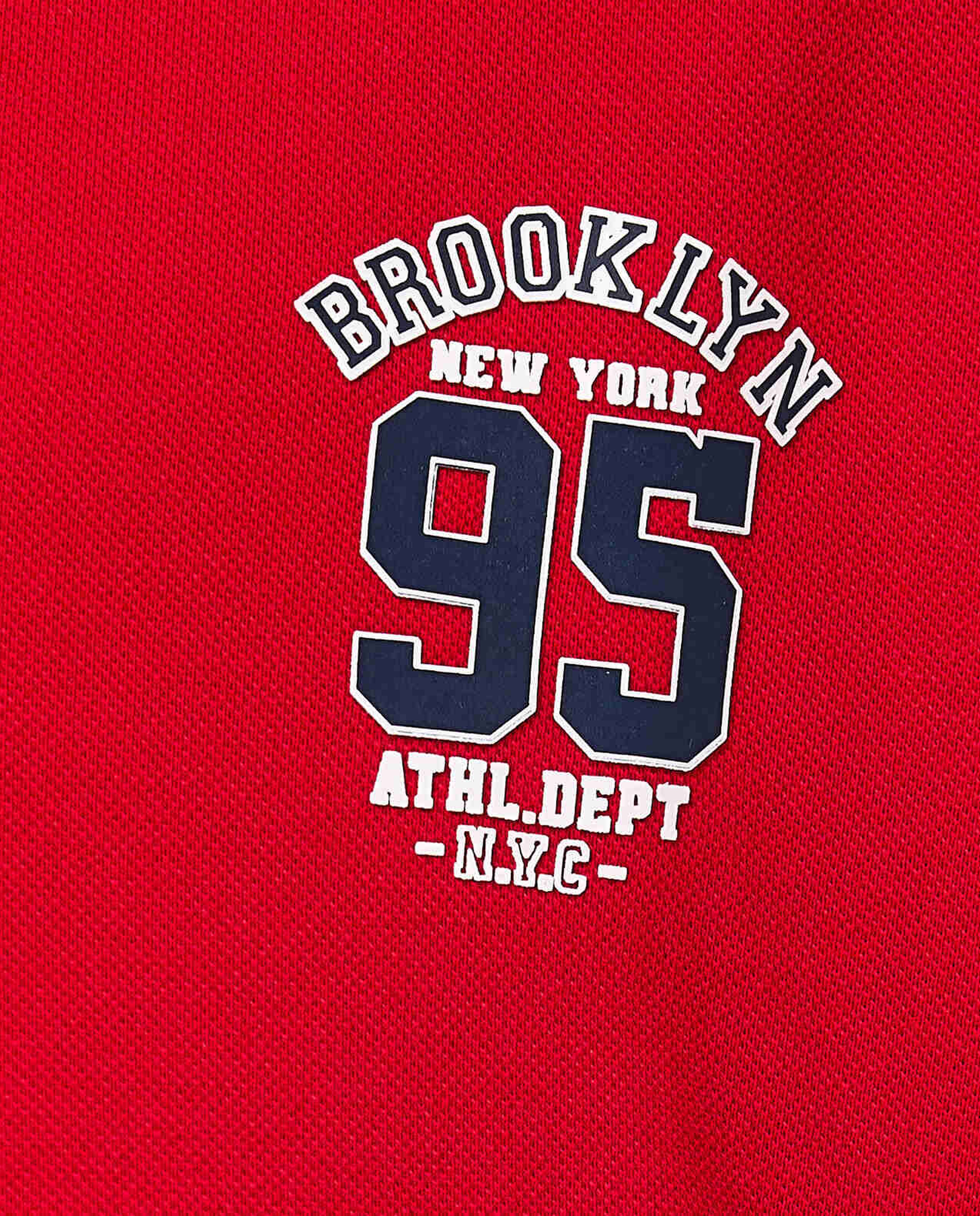 Printed Polo T-Shirt with Short Sleeves