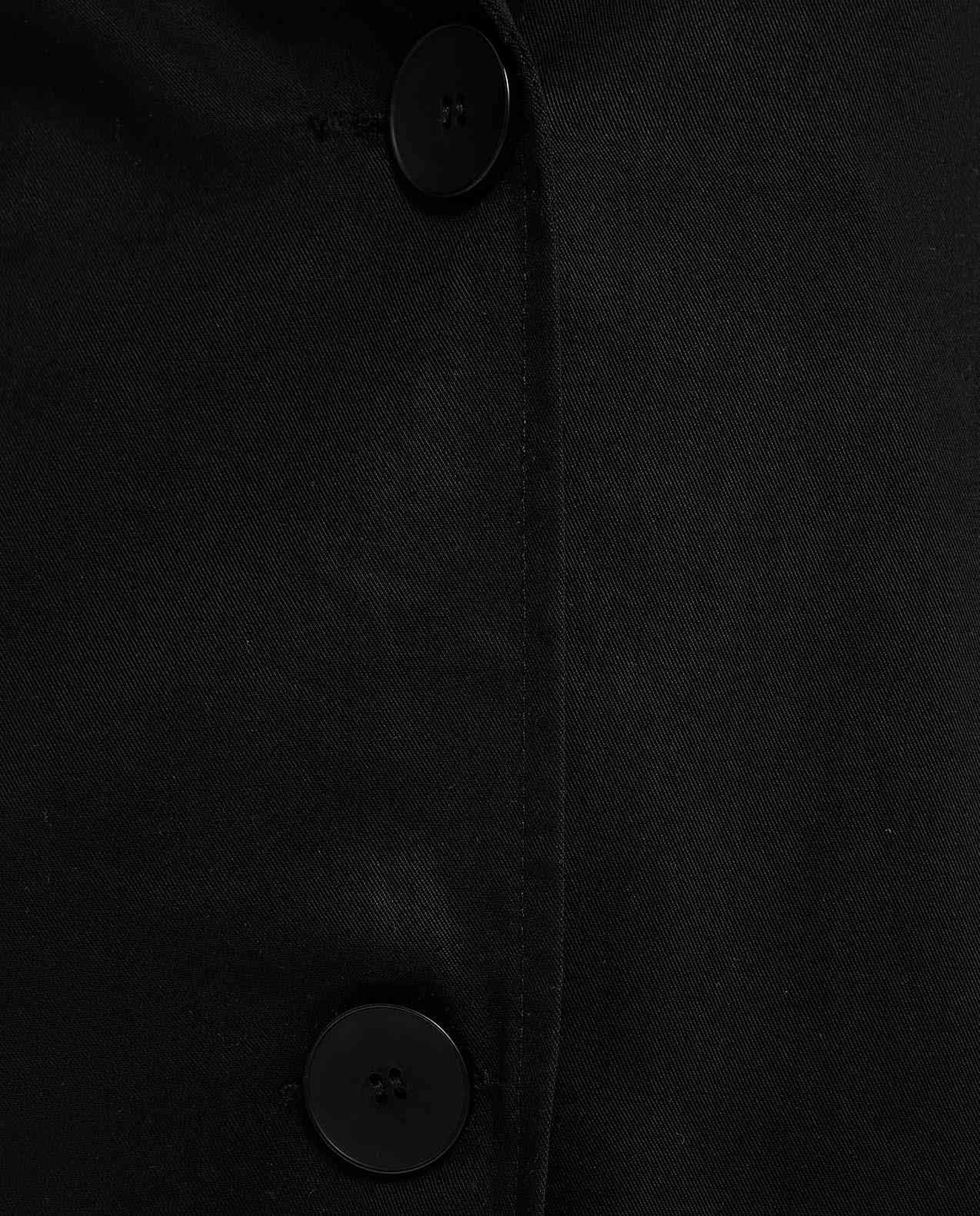 Single Breasted Jacket with Lapel Collar and Long Sleeves