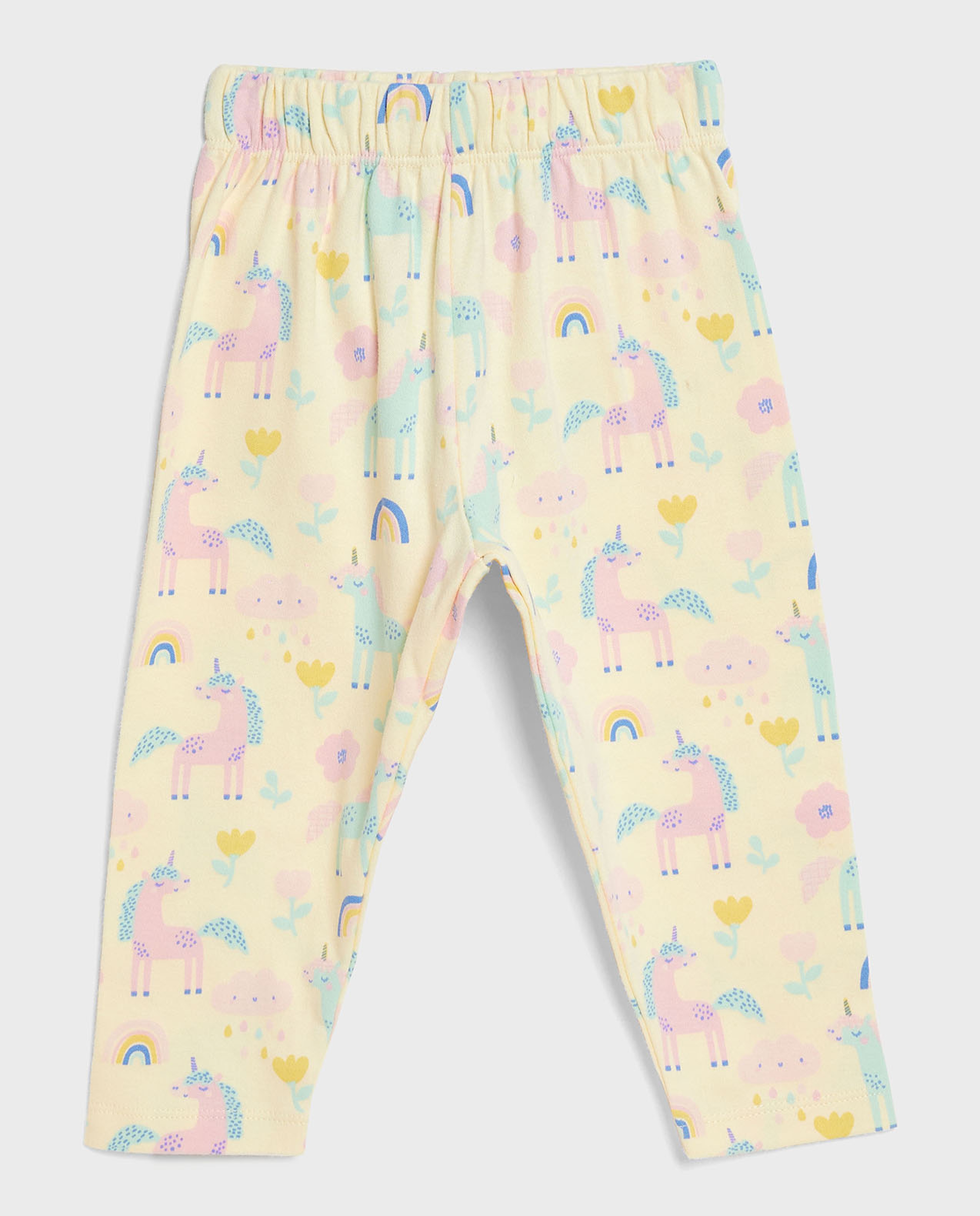 طقم توب وبنطال بطبعة - قطعتين