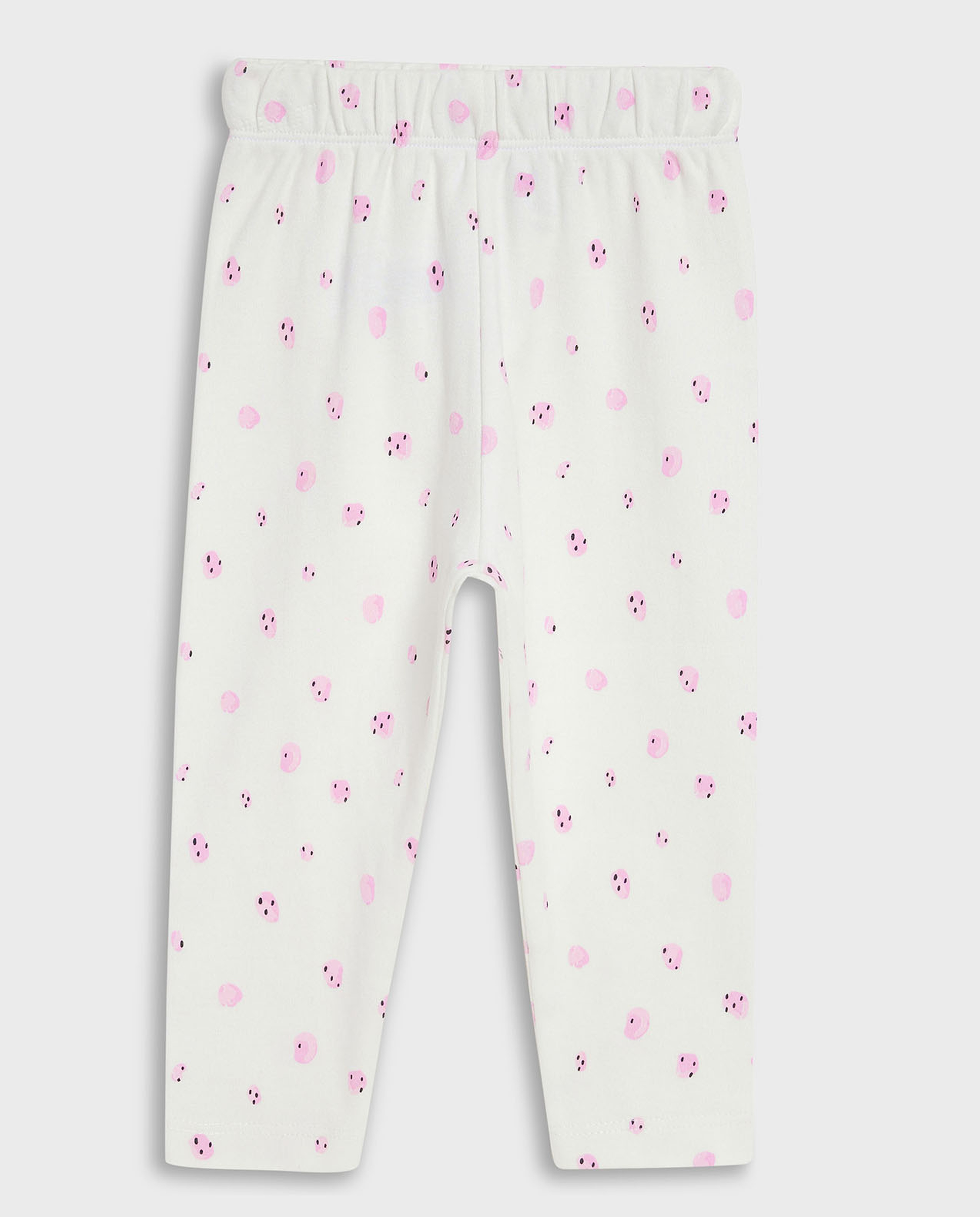 Appliqued Top and Pant Set with Headband