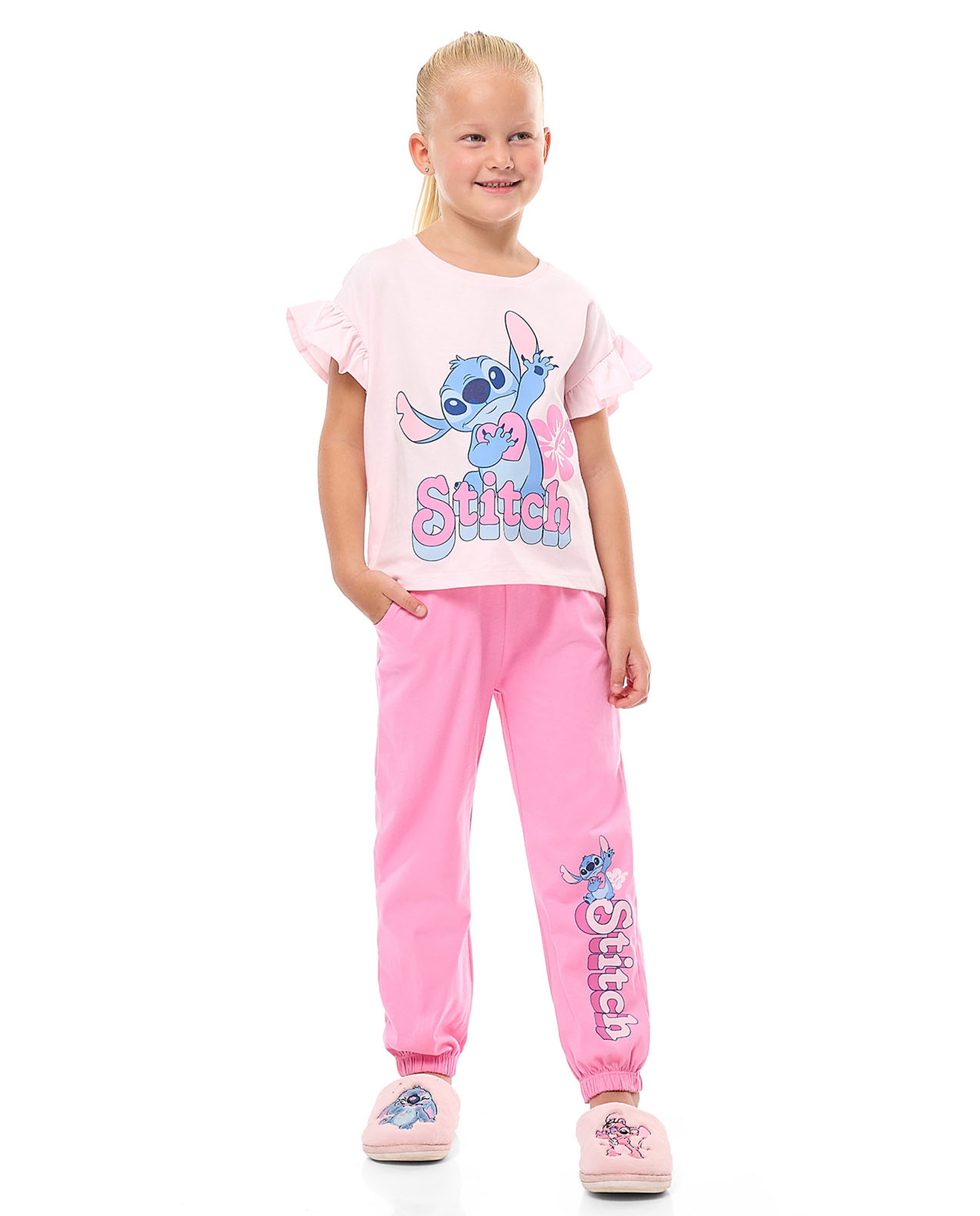 Stitch Printed Pyjama Set