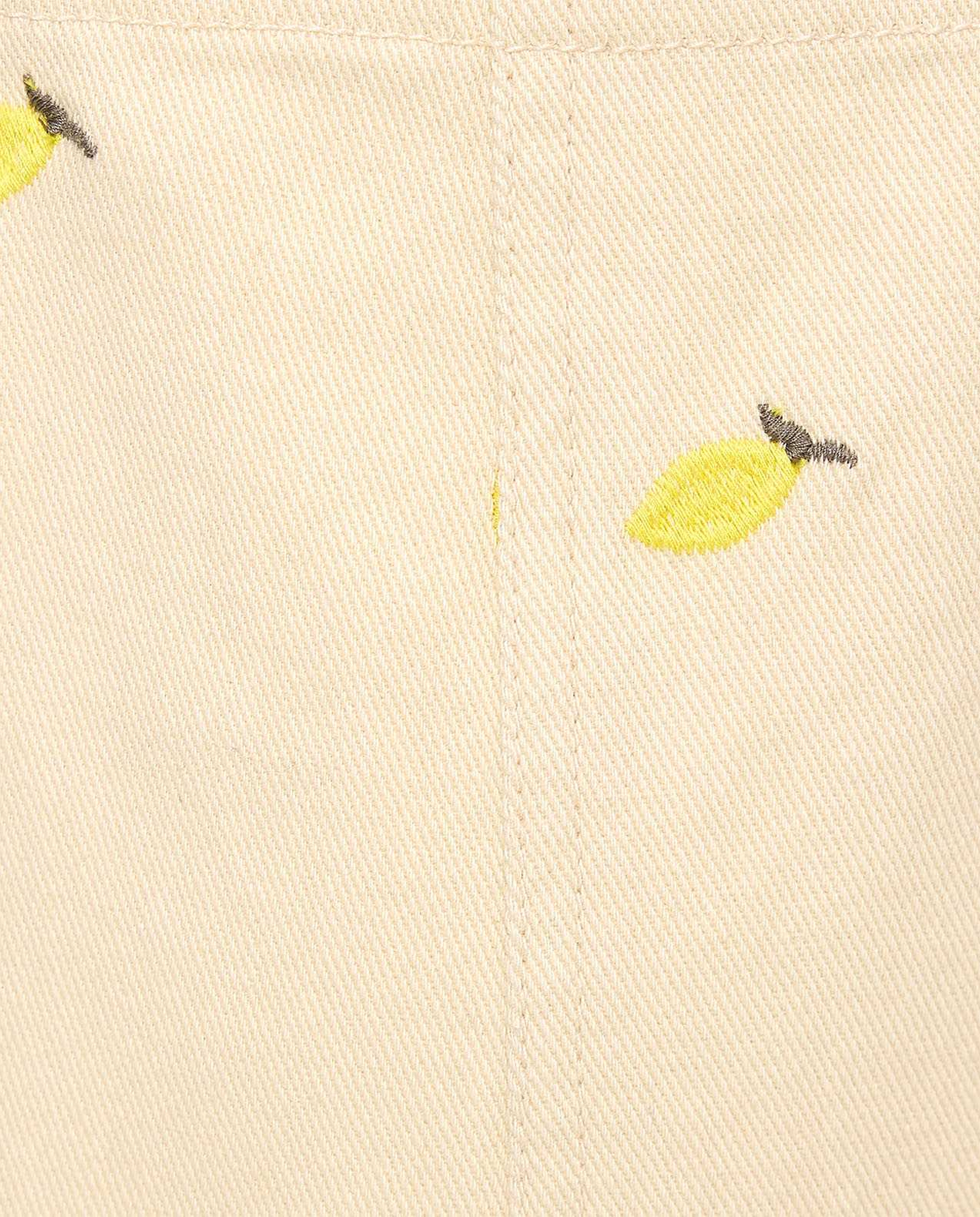 Ribbed Top and Embroidered Dungaree Set