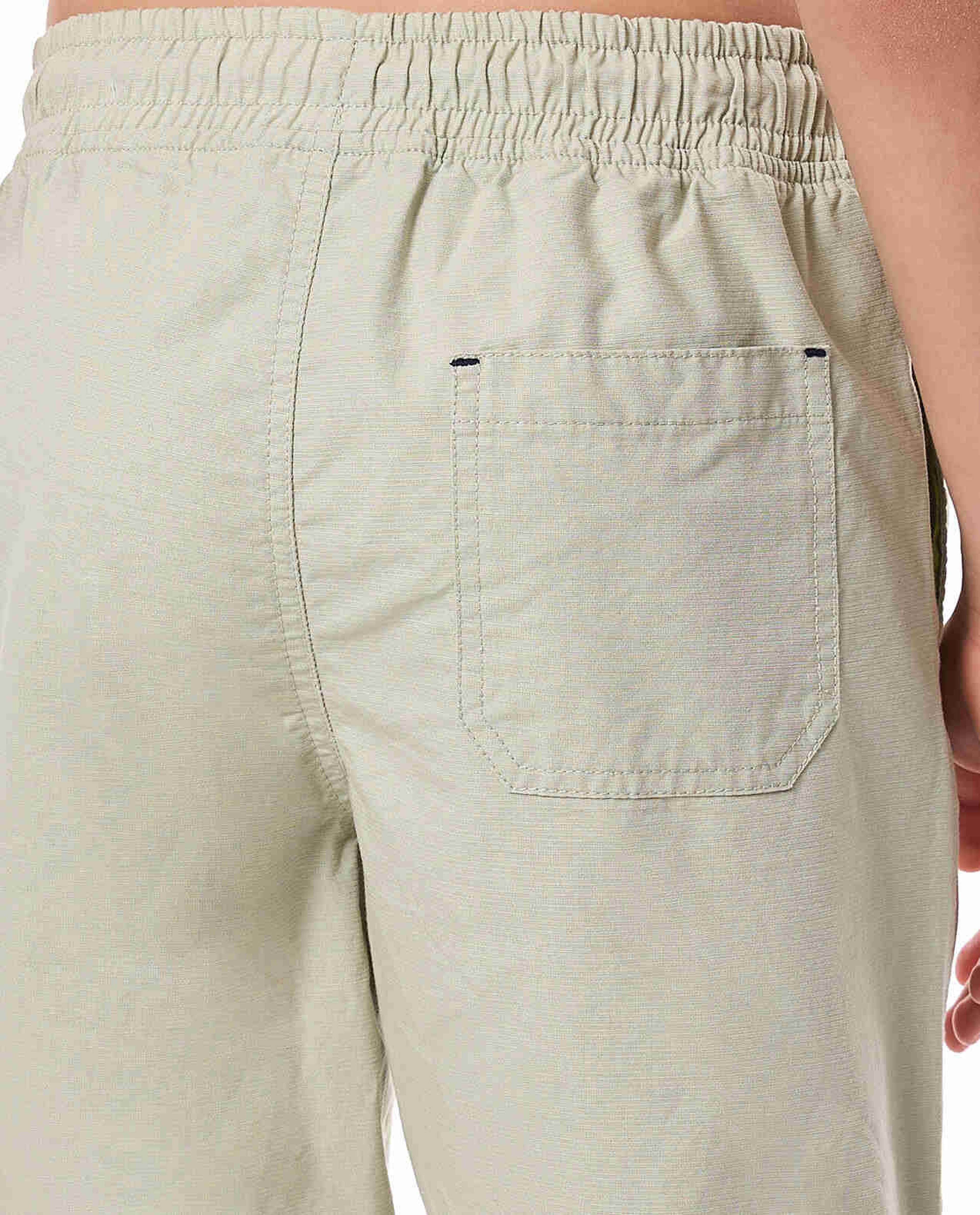Solid Shorts with Drawstring Waist