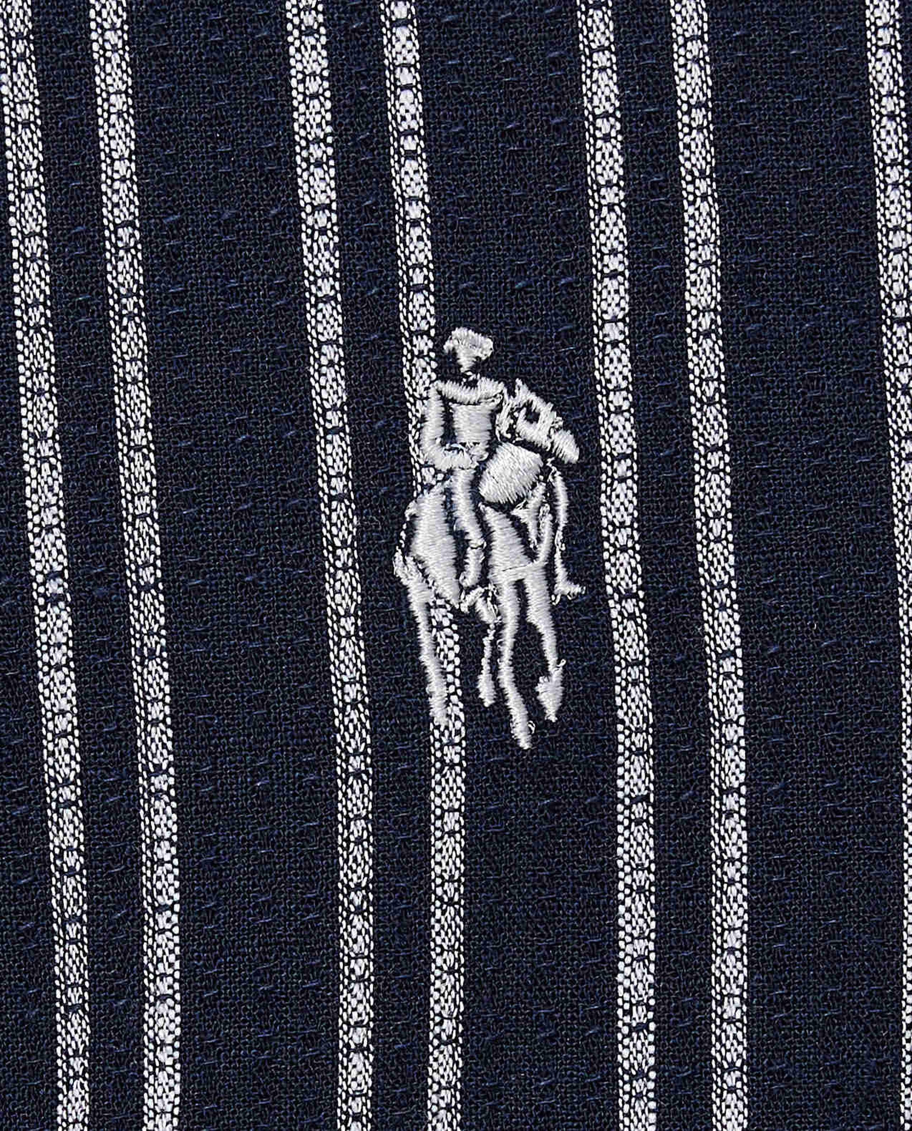 Striped Shirt with Classic Collar and Long Sleeves