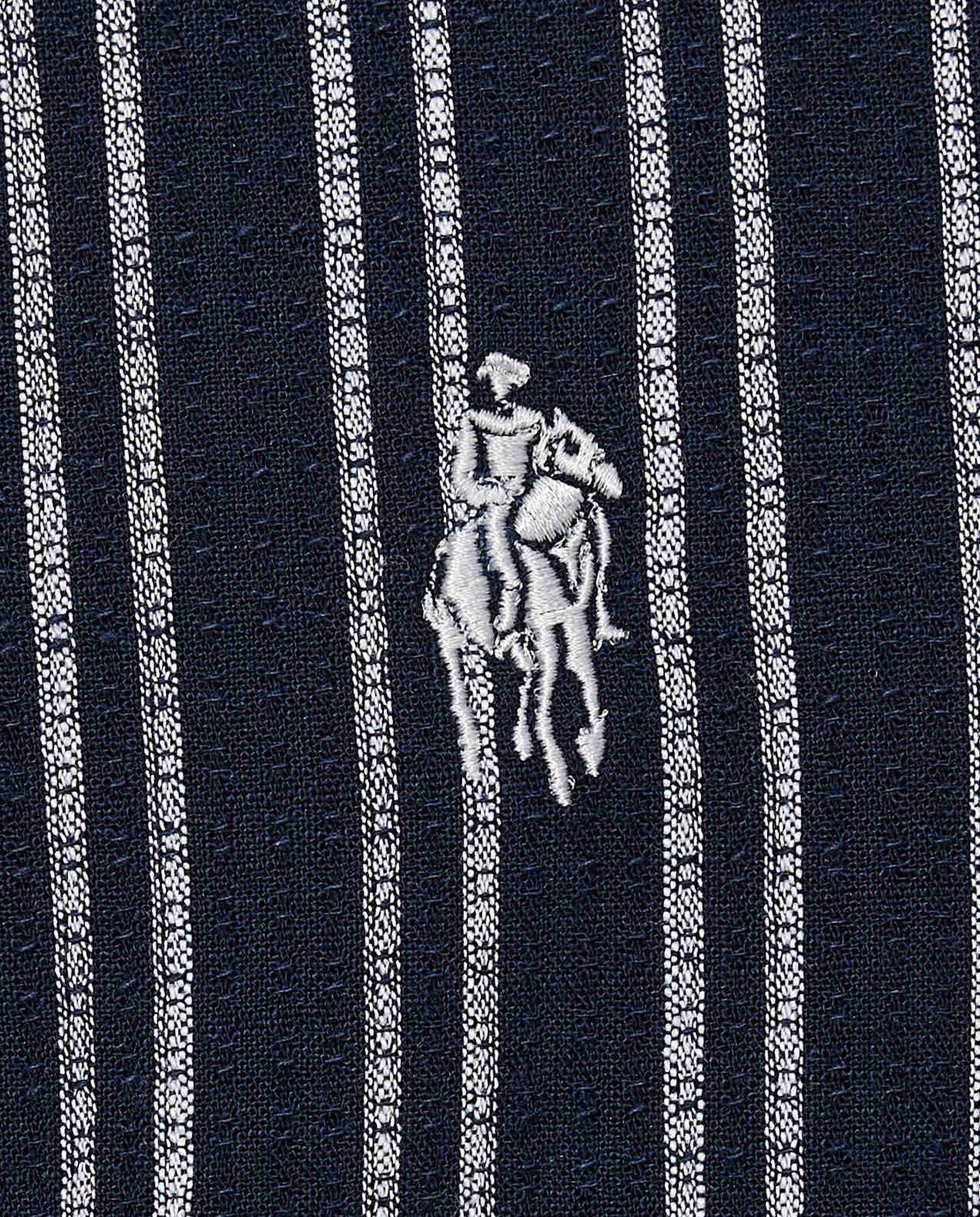 Striped Shirt with Classic Collar and Long Sleeves