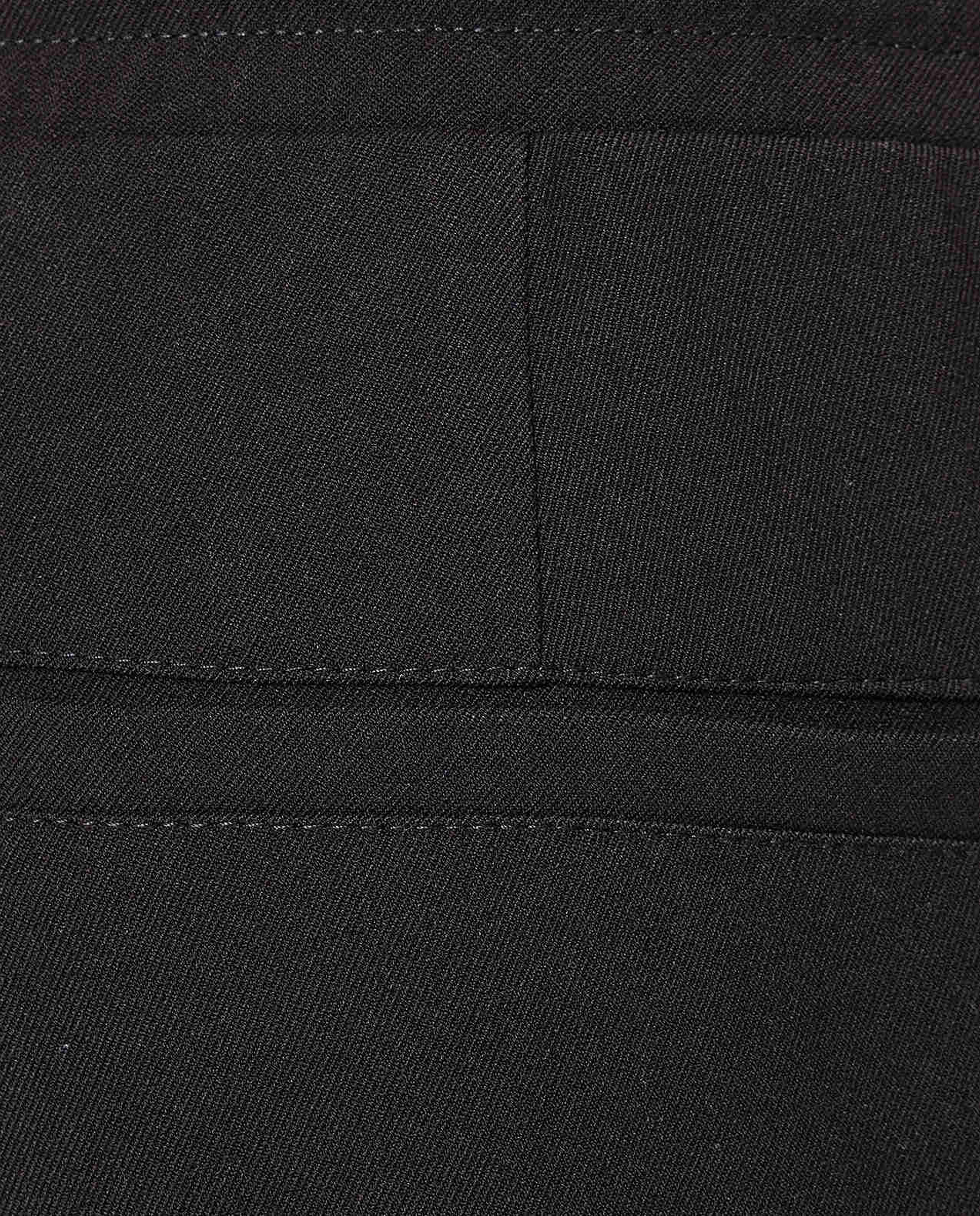 Solid Tapered Fit Trousers with Drawstring Waist