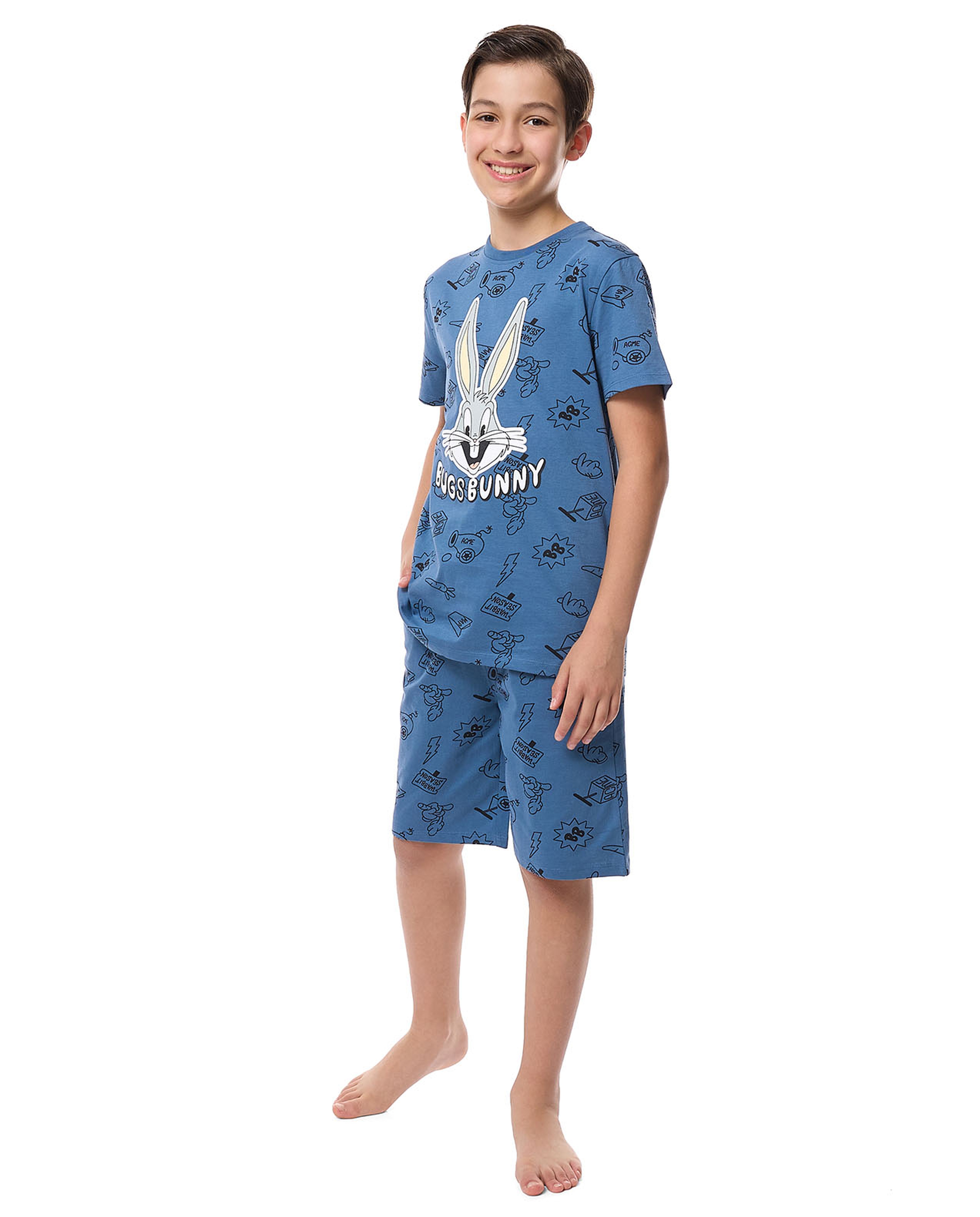 Bugs Bunny Printed Shorty Pyjama Set