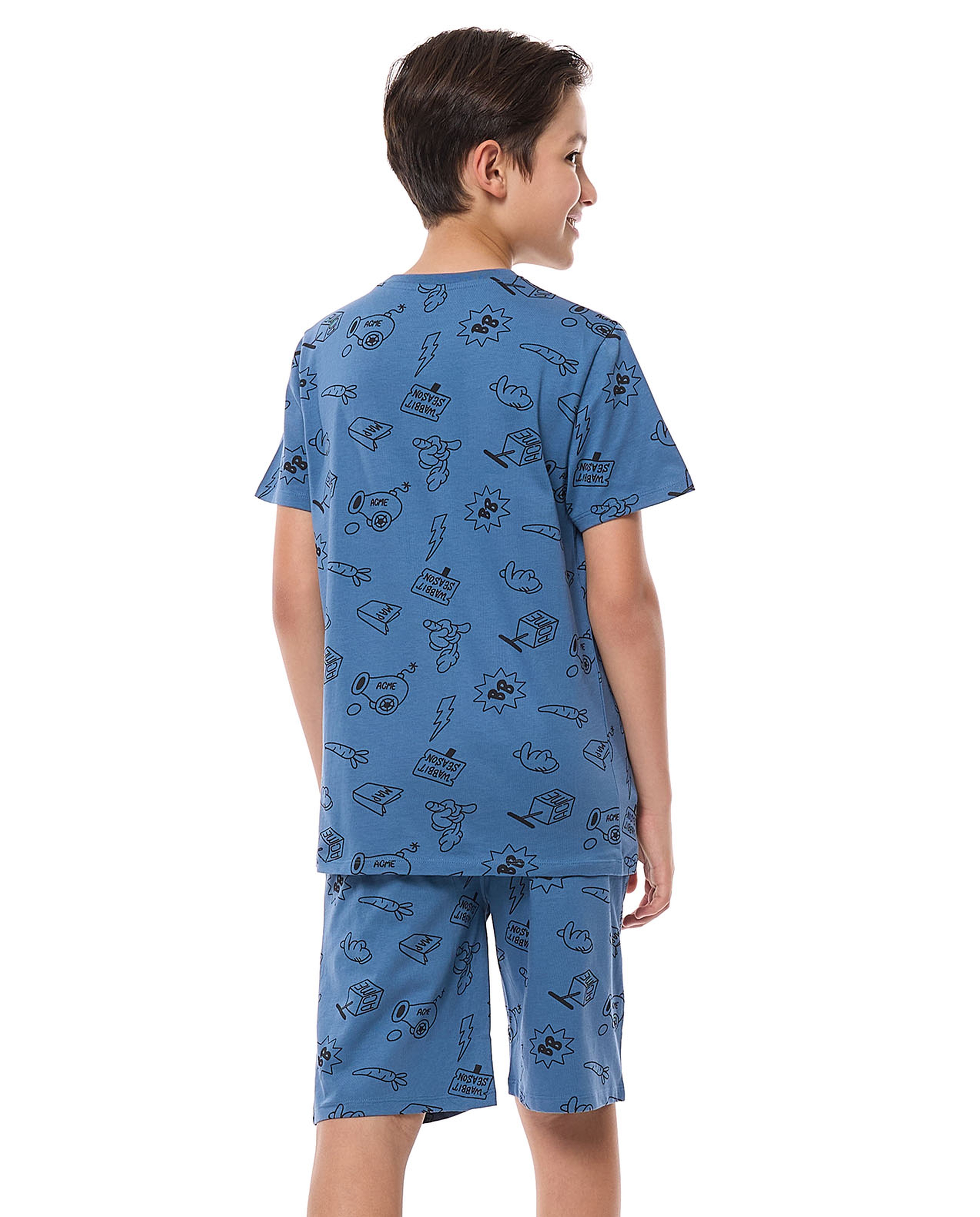 Bugs Bunny Printed Shorty Pyjama Set