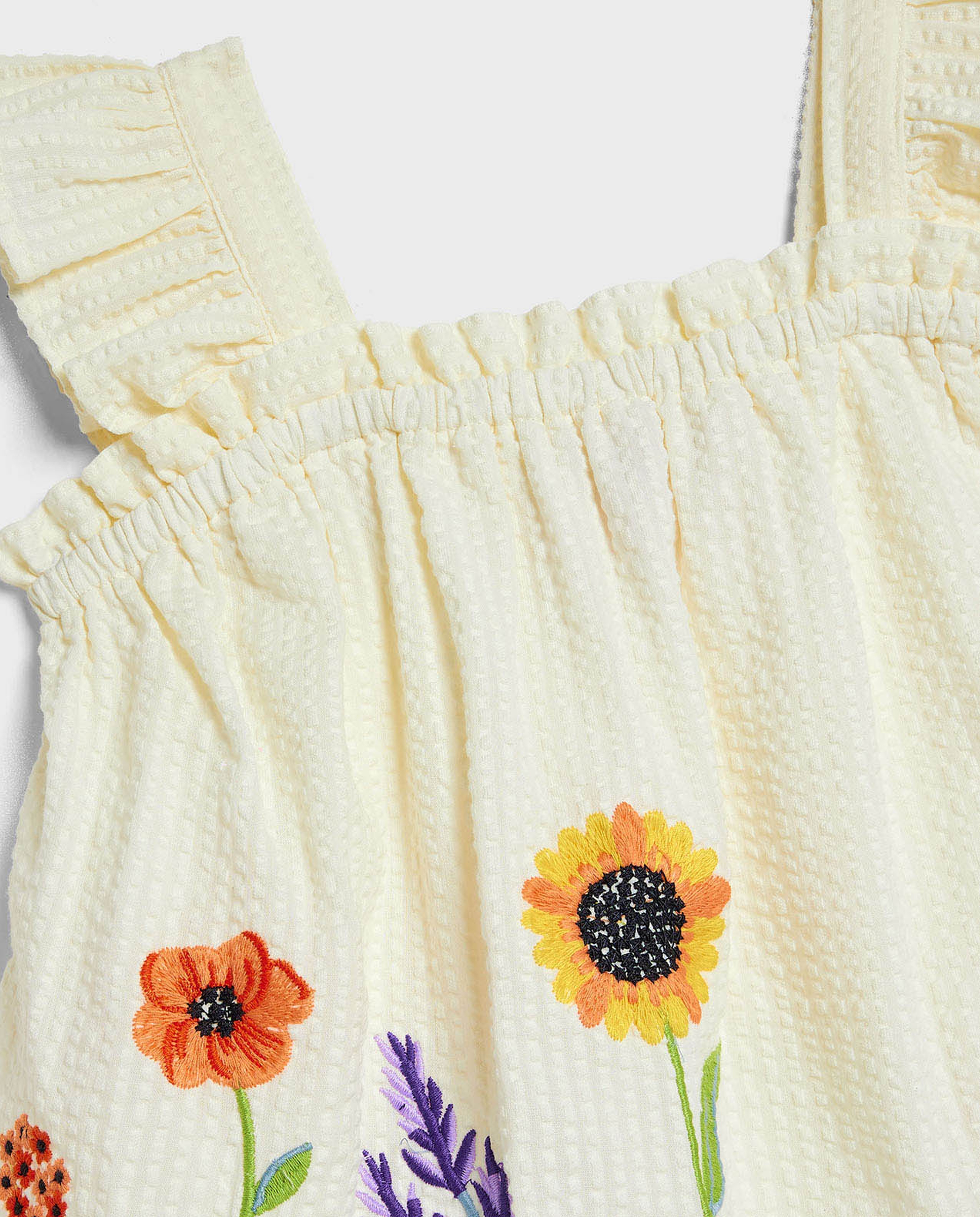 Embroidered Top and Bloomer Set