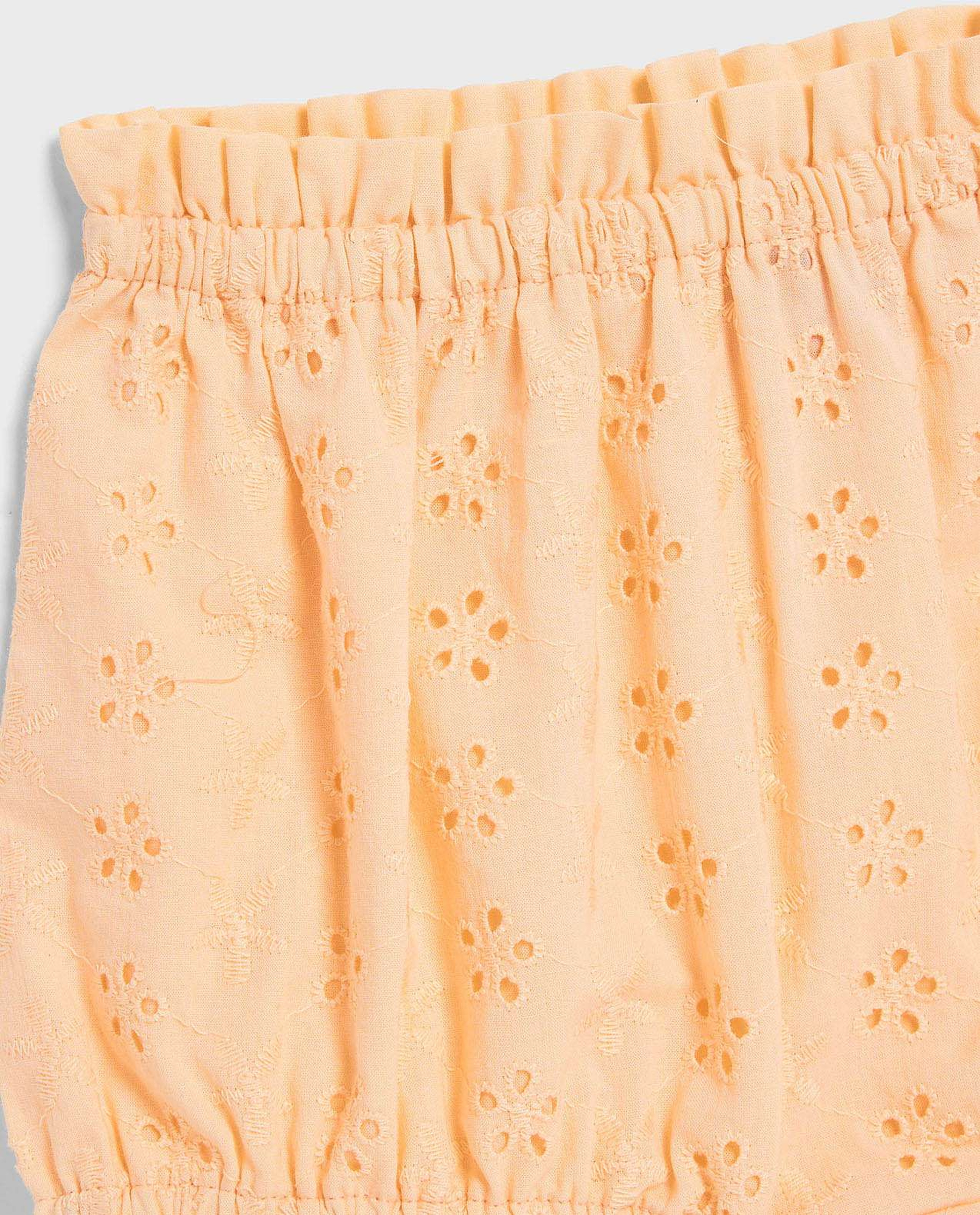 Embroidered Top and Bloomer Set