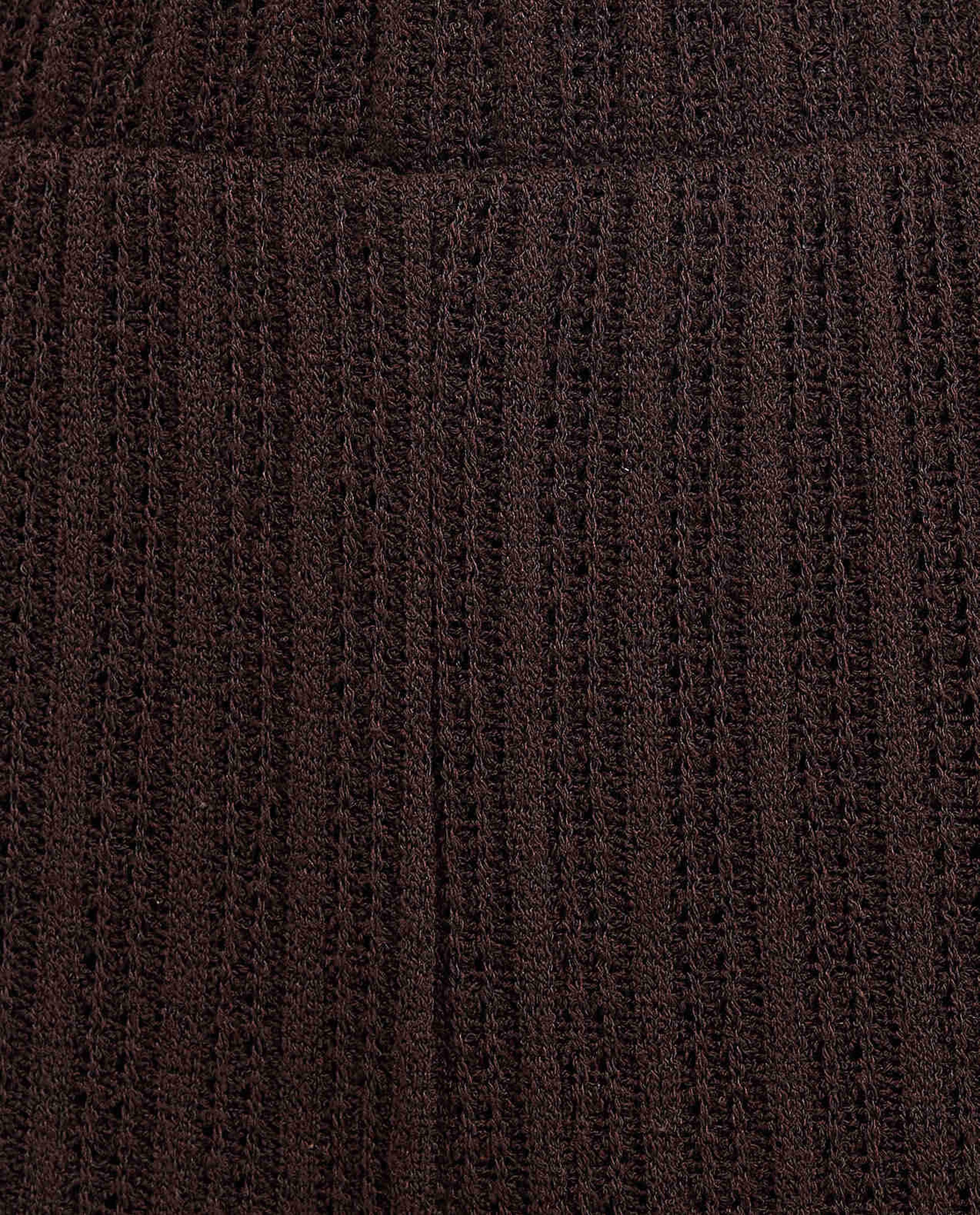 Openwork Wide Leg Pants with Elastic Waist