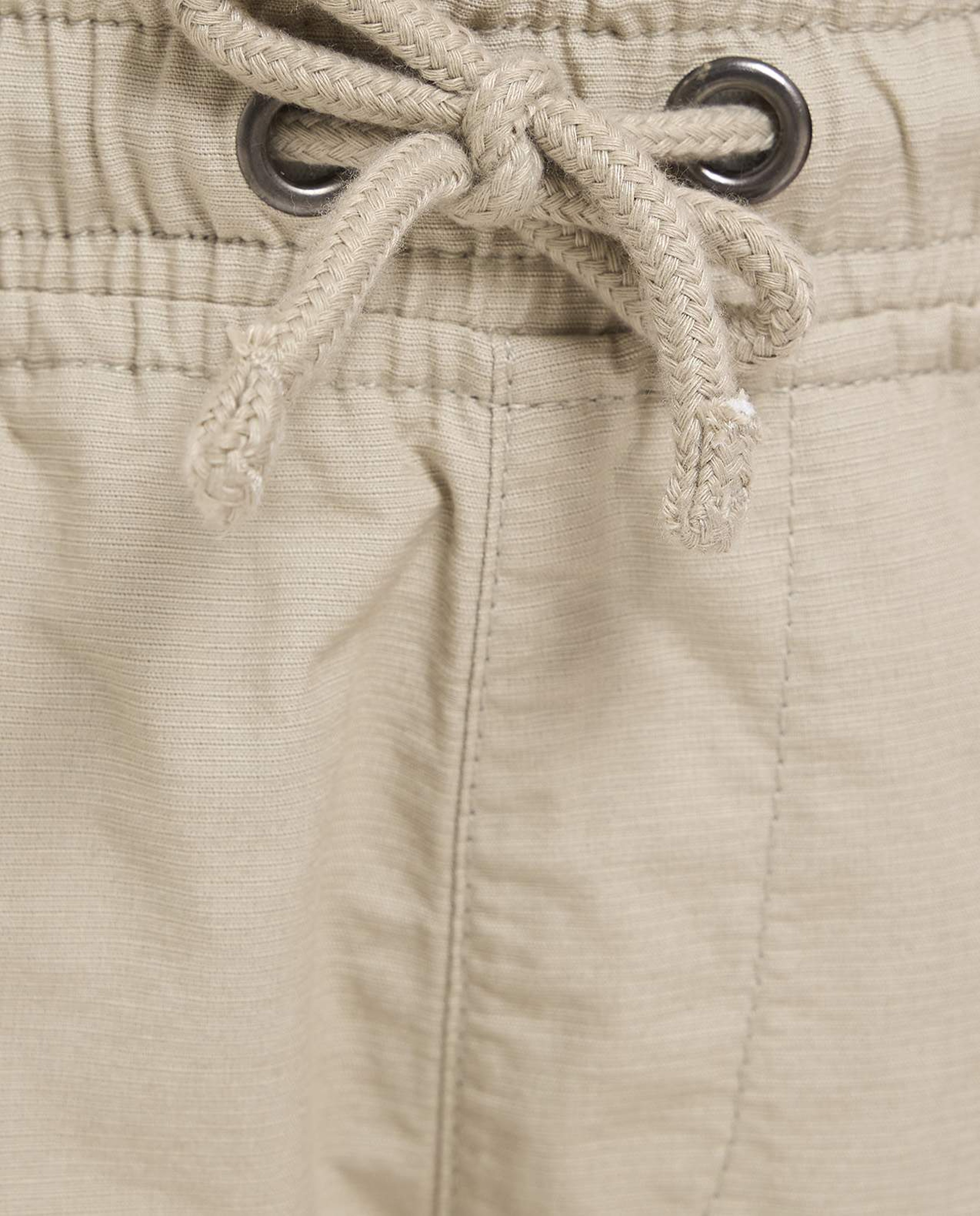 Solid Shorts with Drawstring Waist