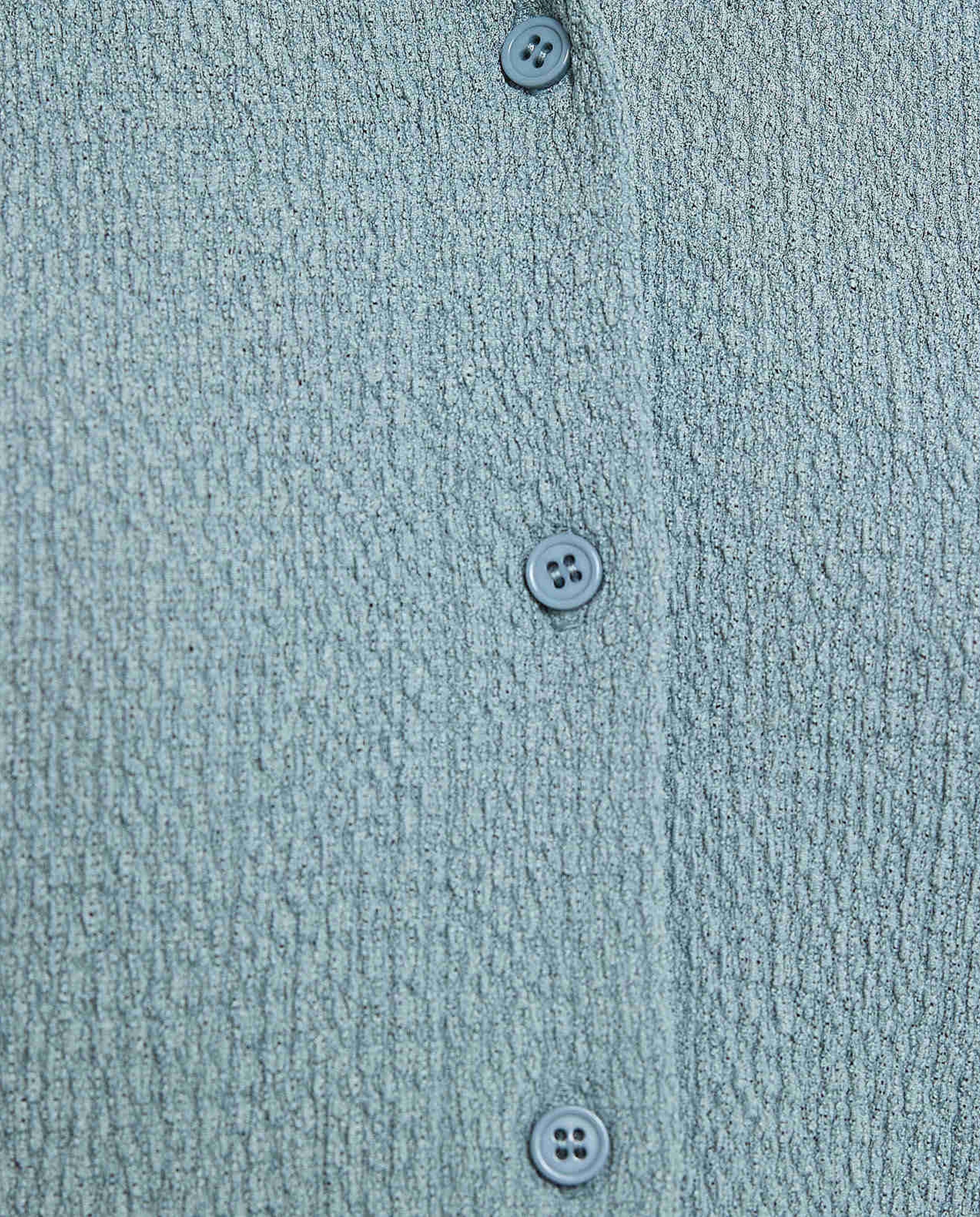 Textured Shirt with Classic Collar and Short Sleeves