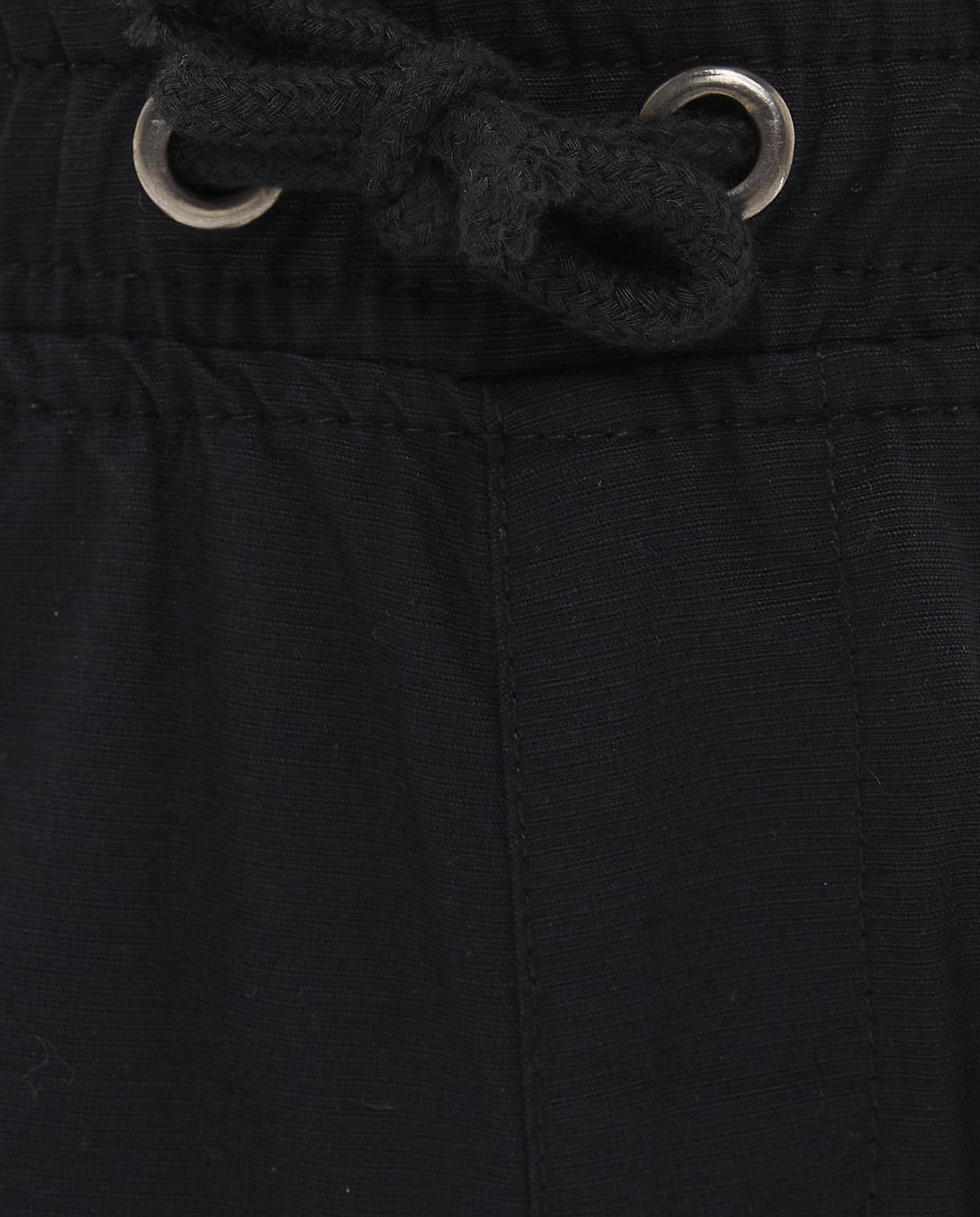 Solid Shorts with Drawstring Waist