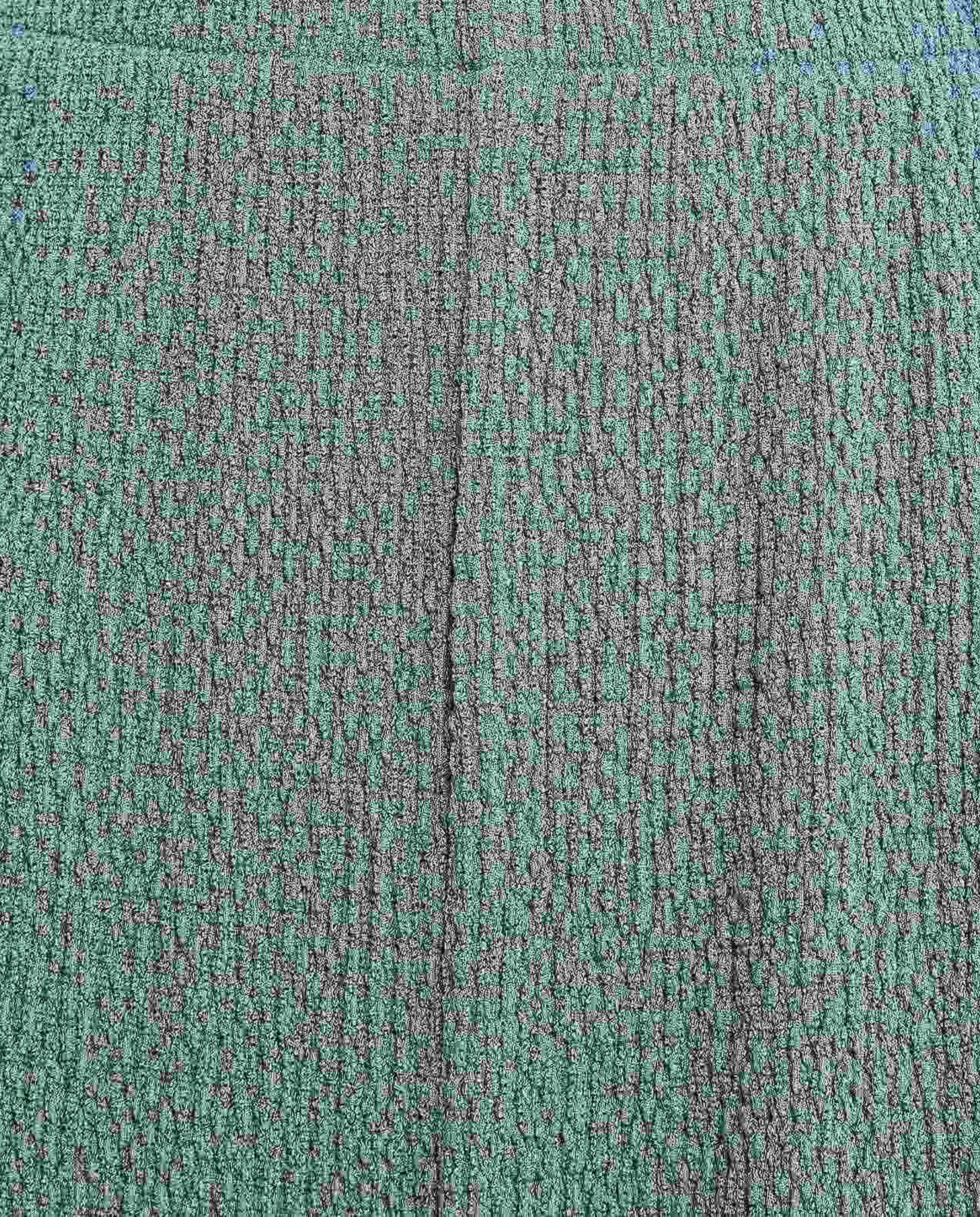 Textured Wide Leg Pants with Elastic Waist