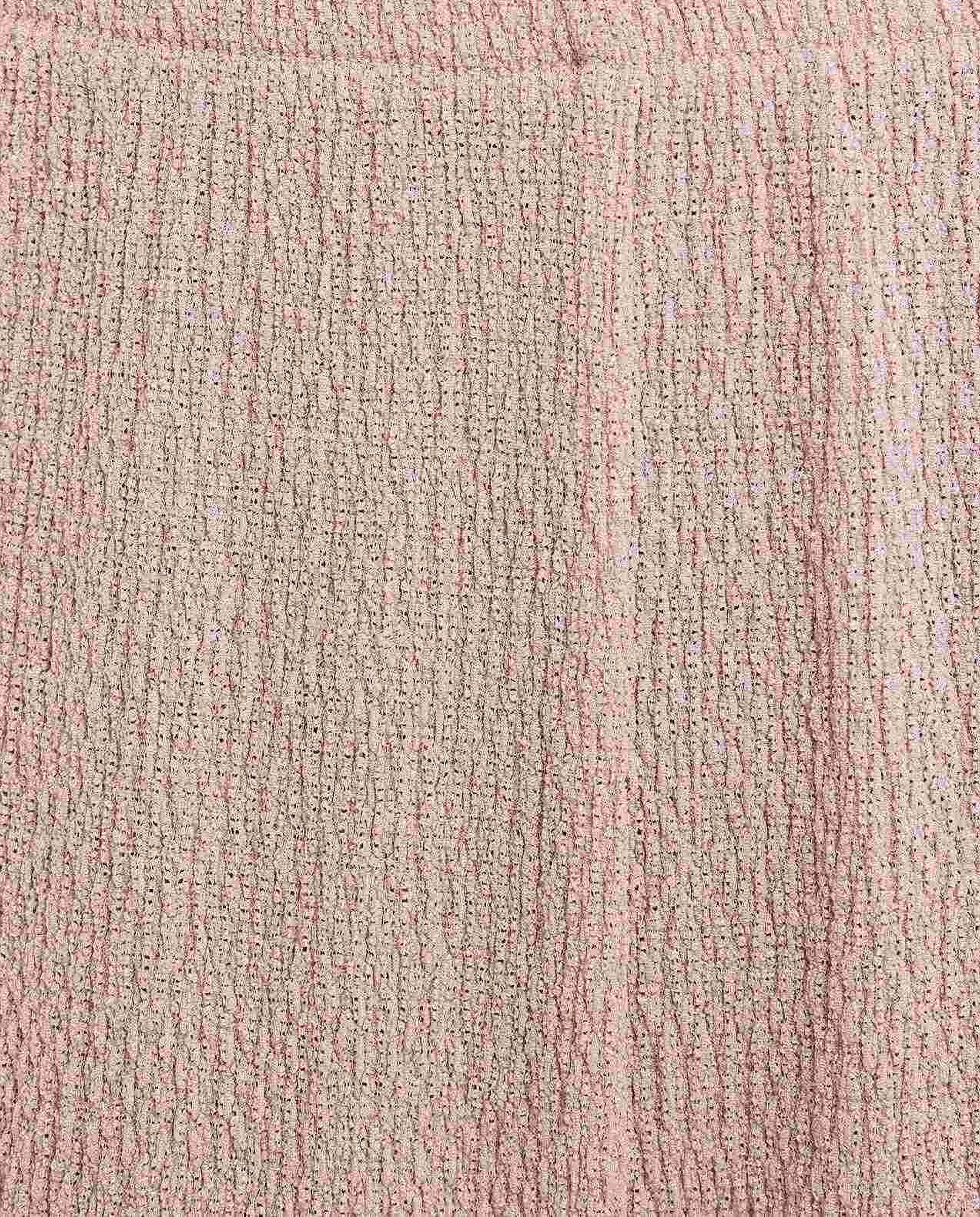 Textured Wide Leg Pants with Elastic Waist