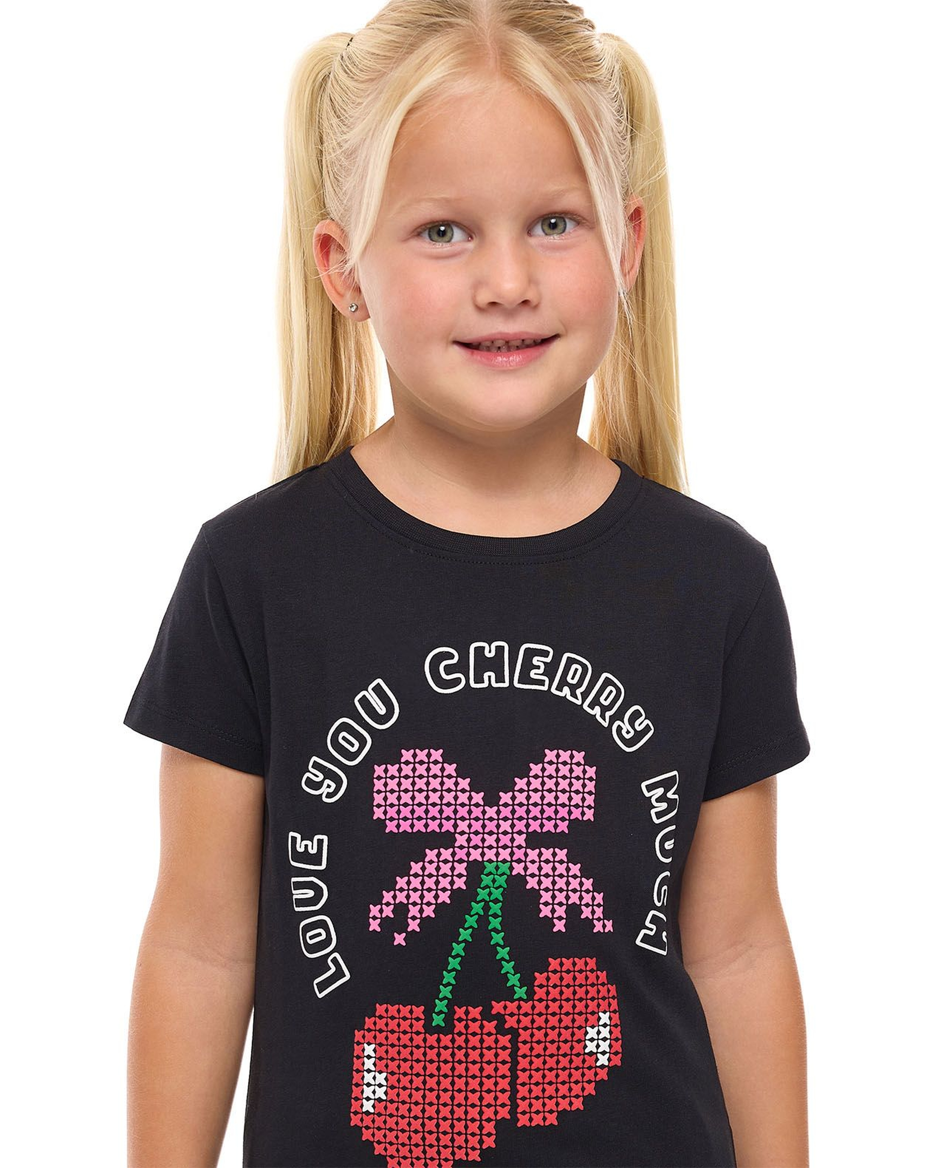 Printed T-Shirt with Crew Neck and Short Sleeves