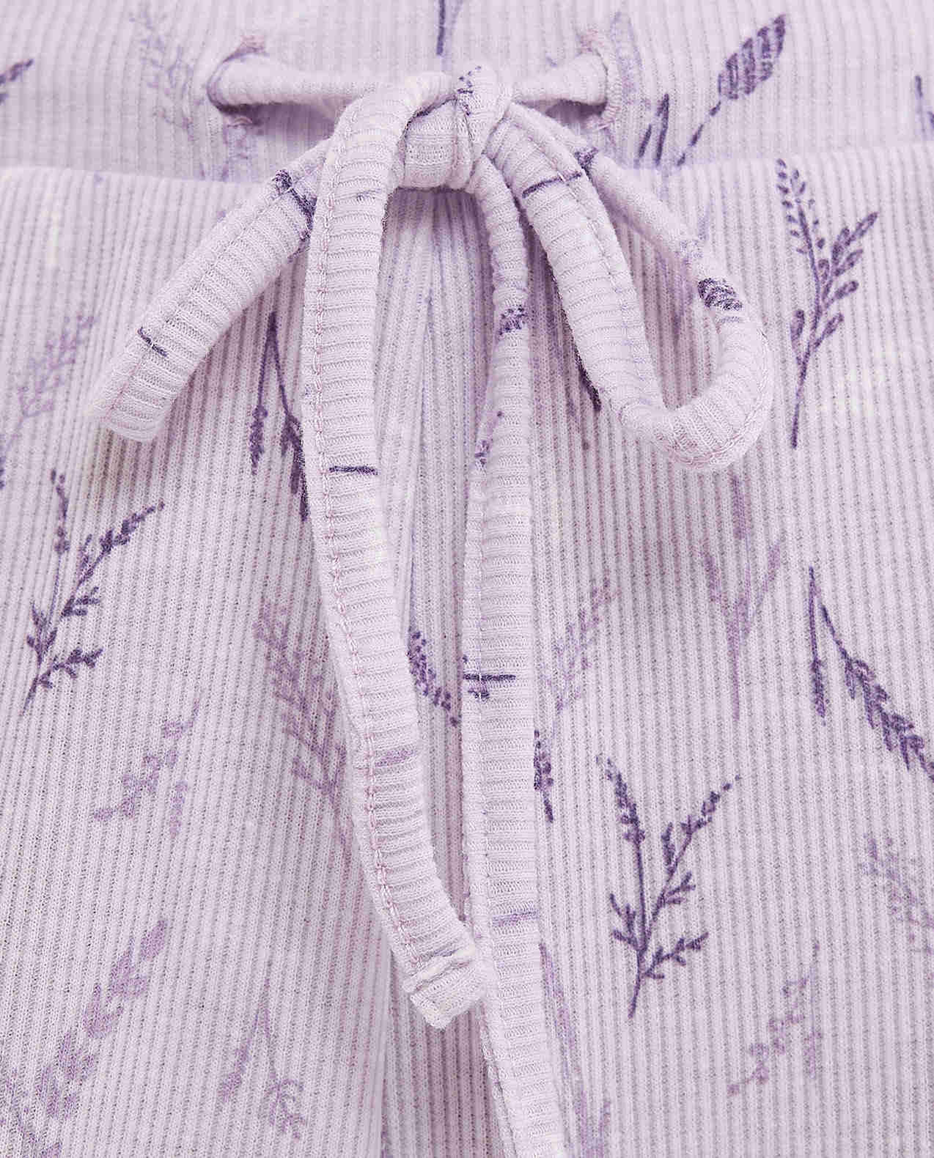 Printed Lounge Pants with Drawstring Waist