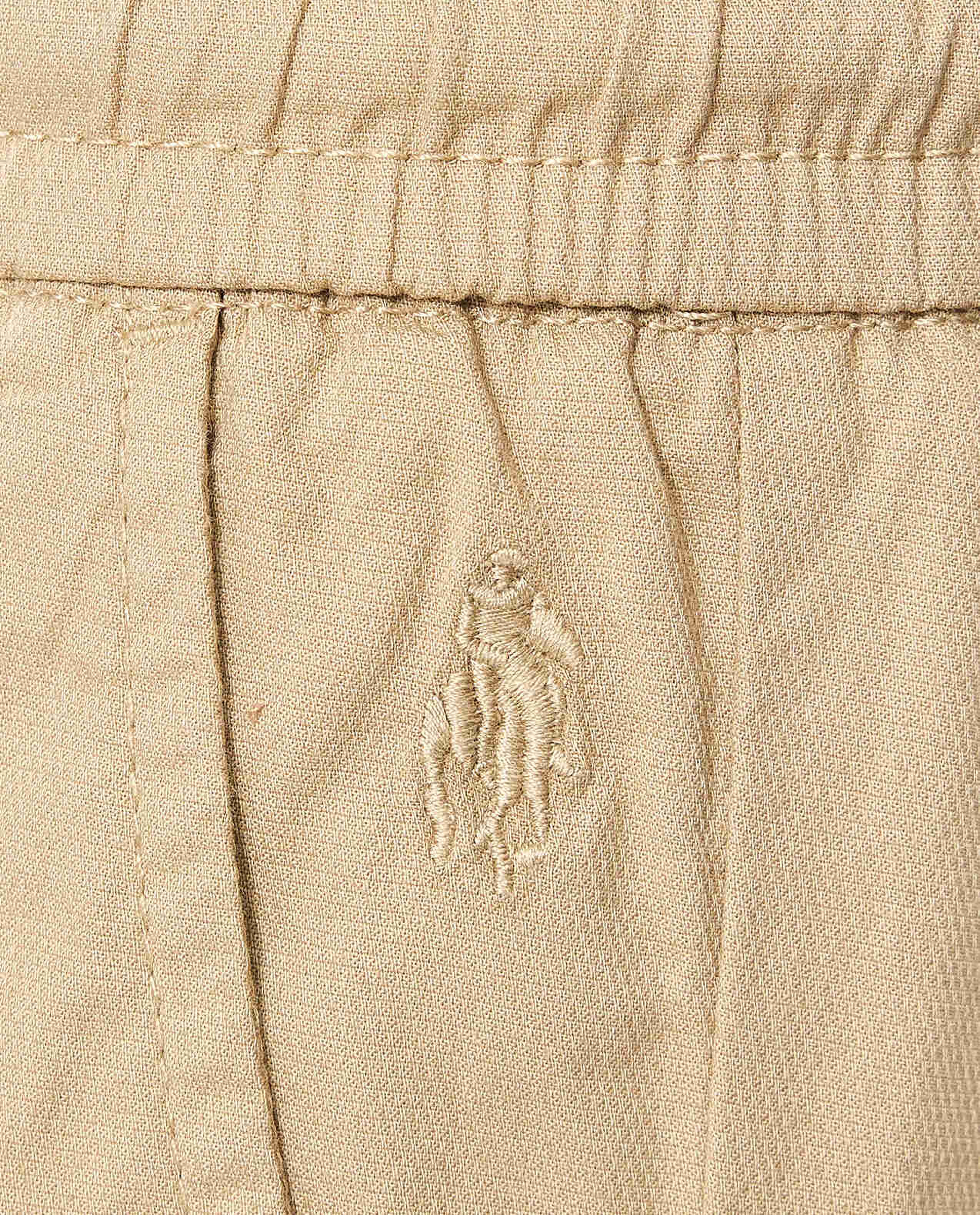 Solid Shorts with Drawstring Waist