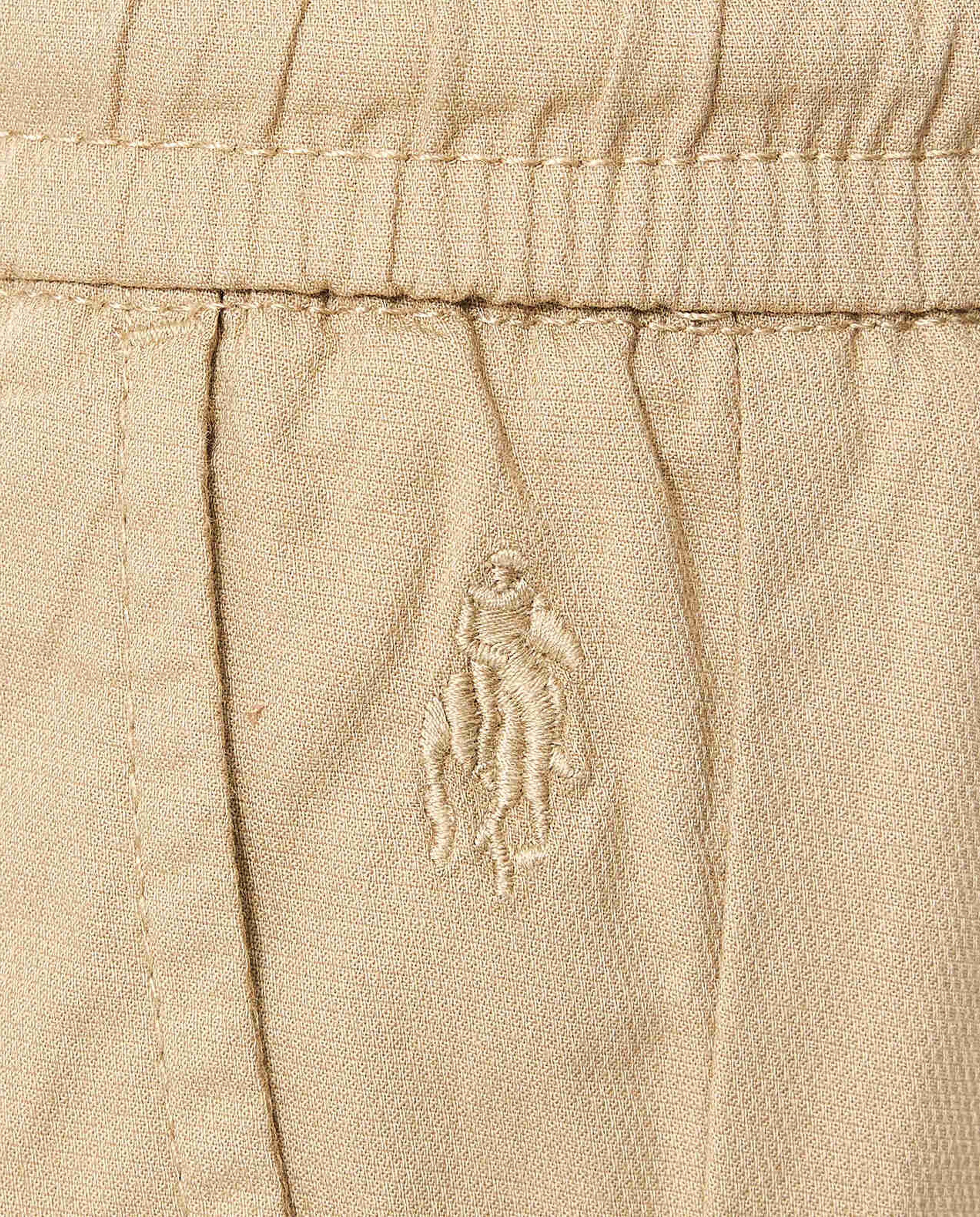 Solid Shorts with Drawstring Waist