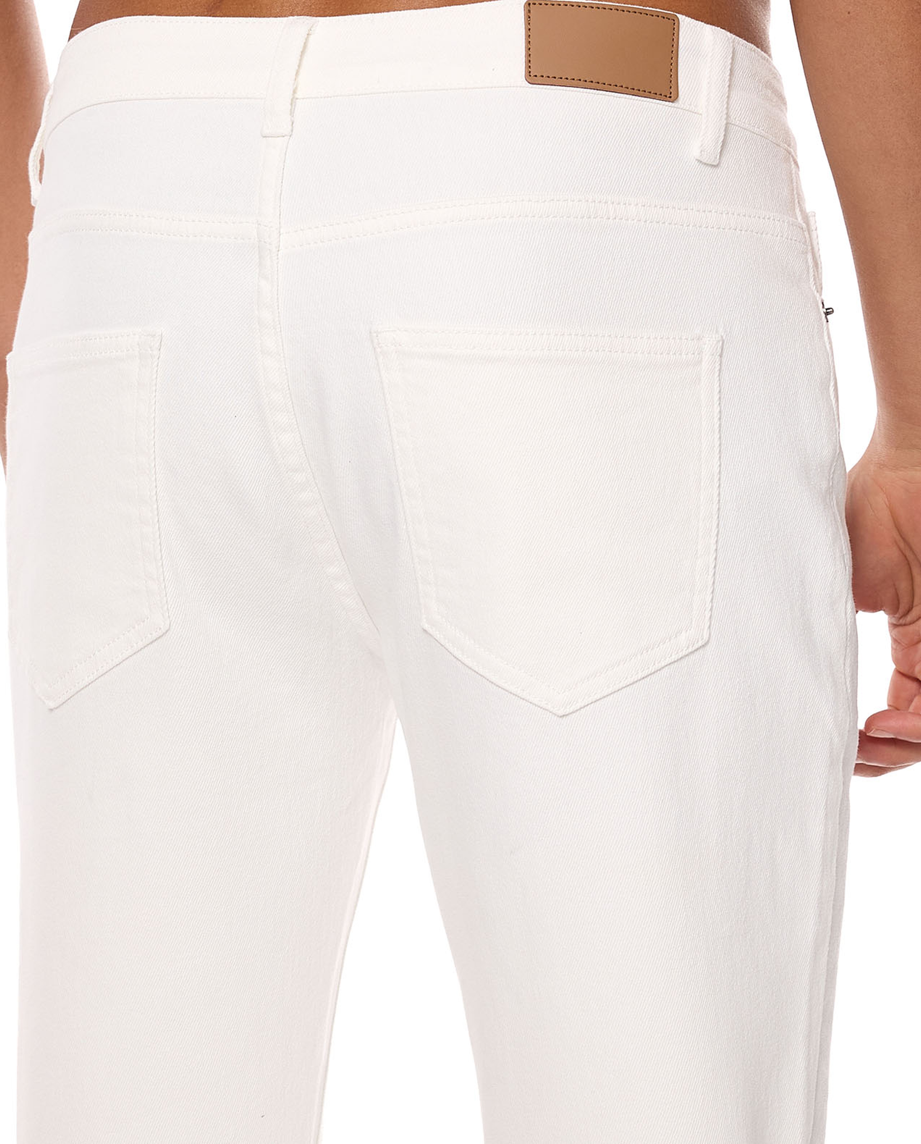 Solid Slim Fit Jeans with Button Closure