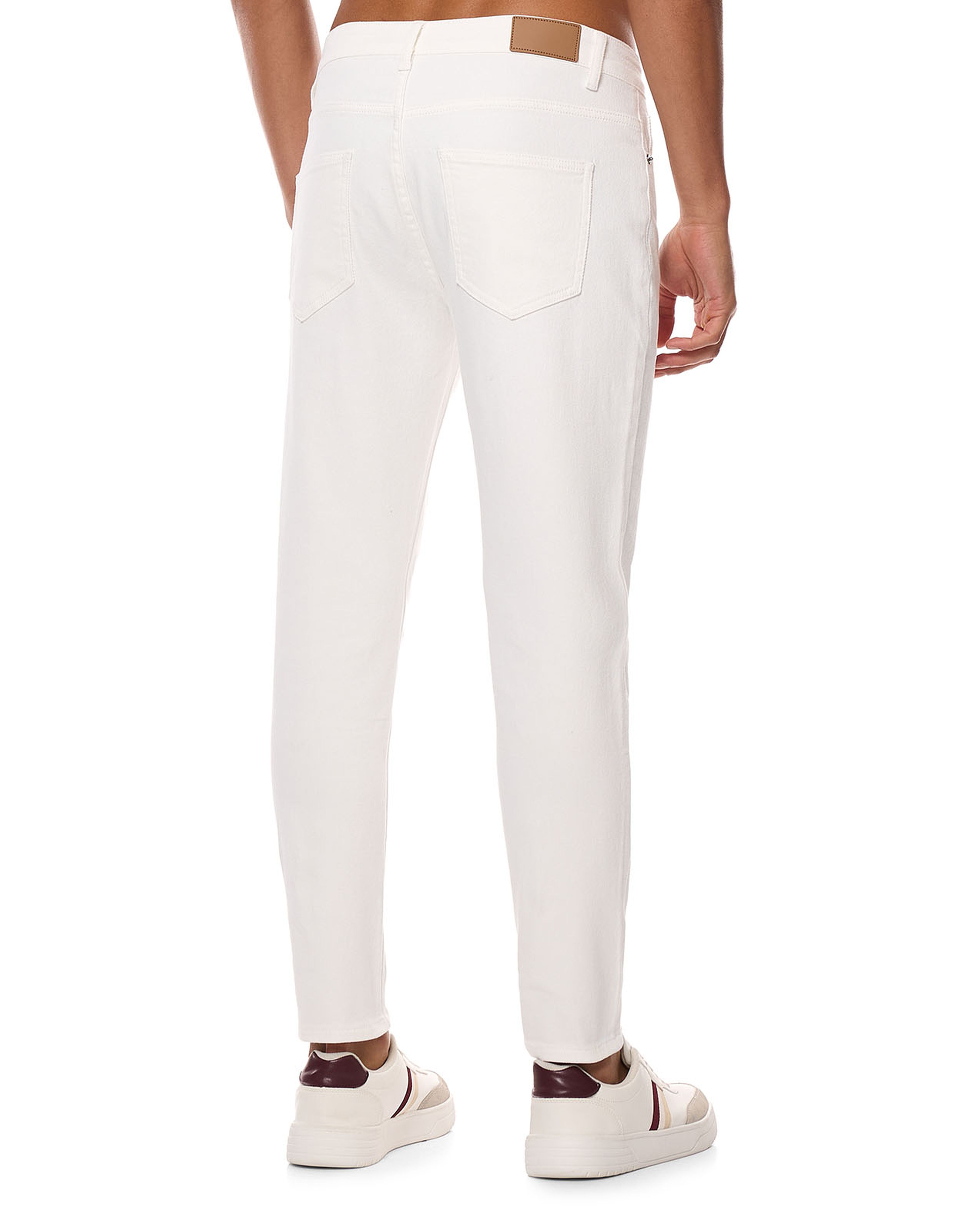 Solid Slim Fit Jeans with Button Closure