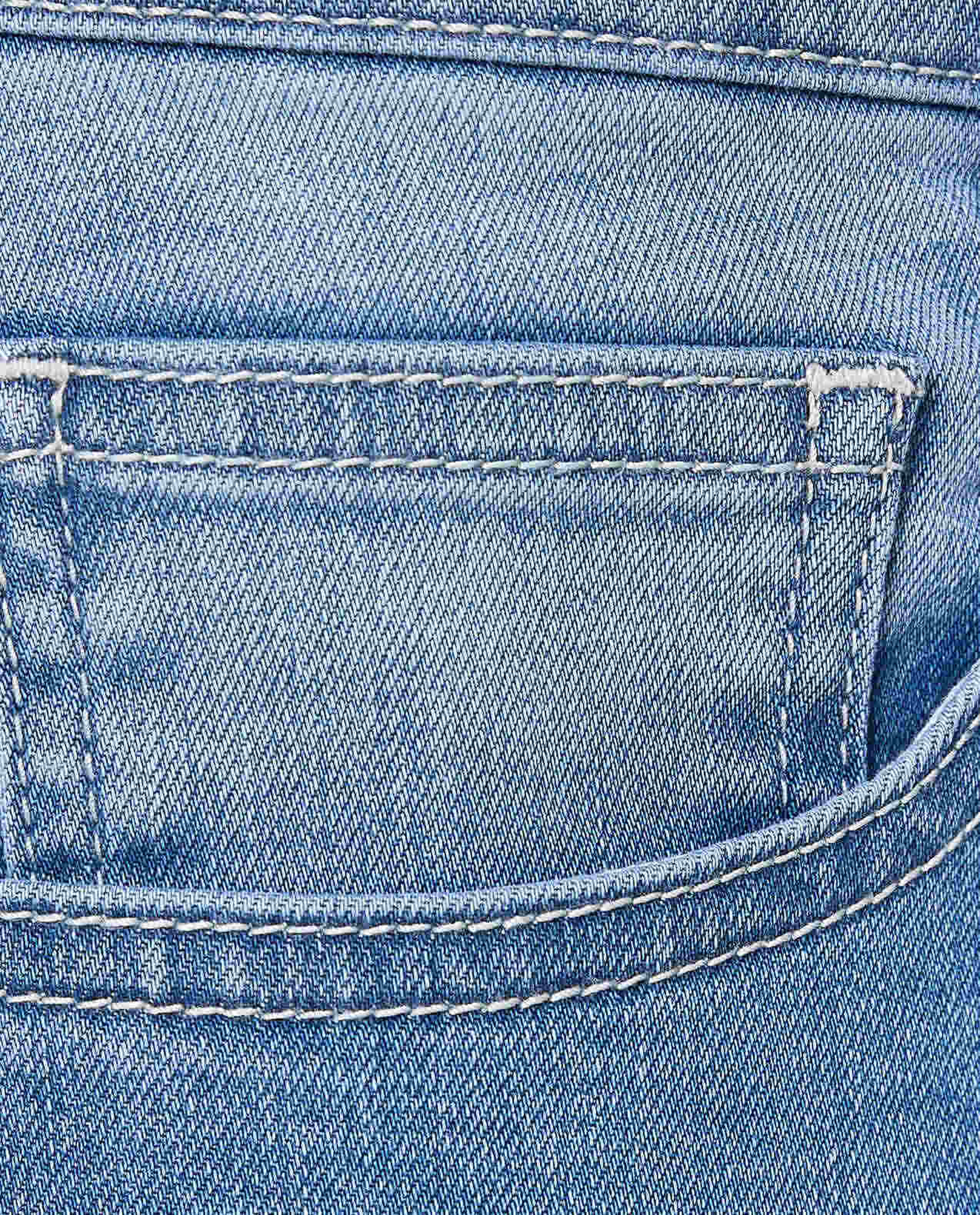 Faded Slim Fit Jeans with Button Closure