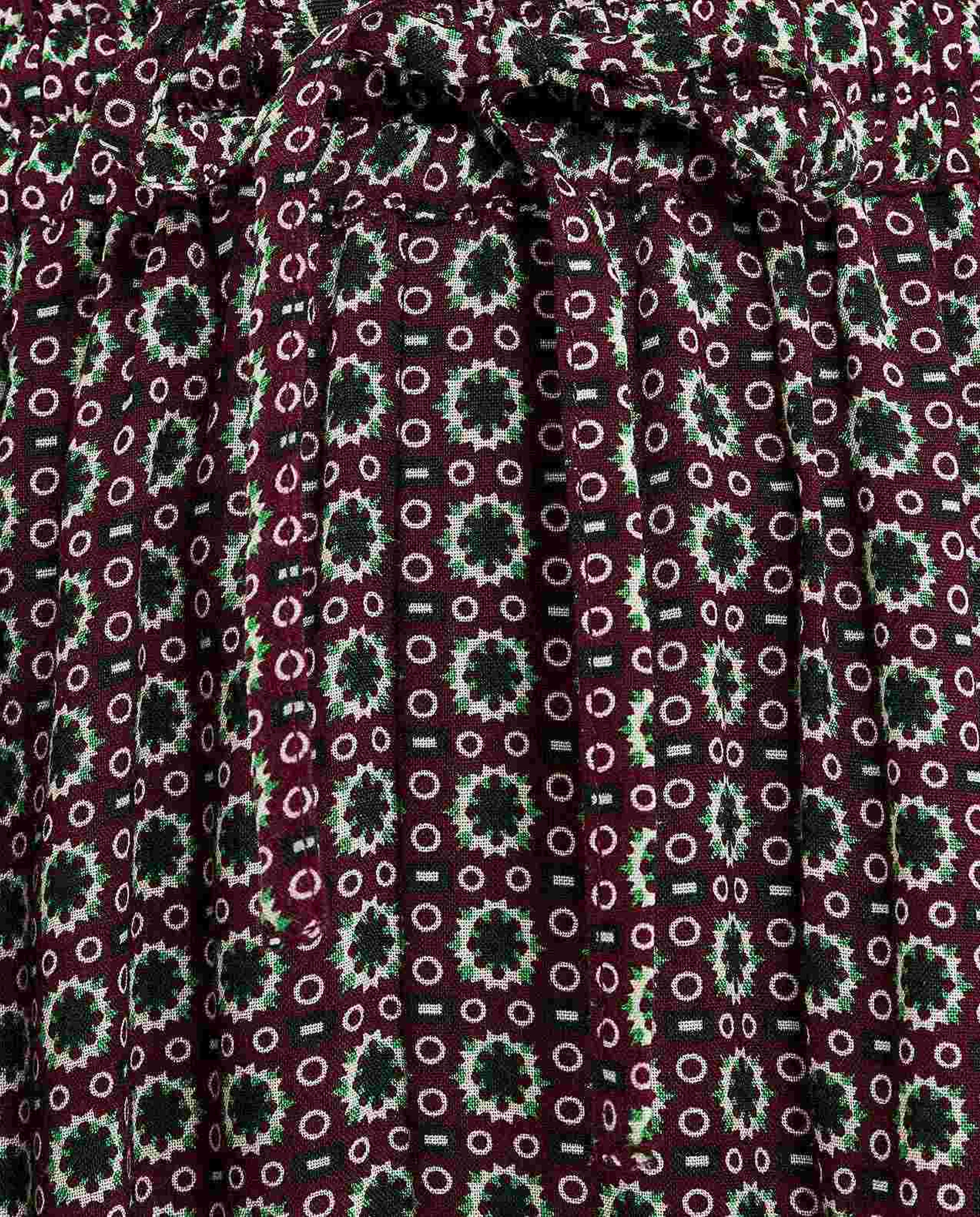 Patterned Lounge Pants with Drawstring Waist