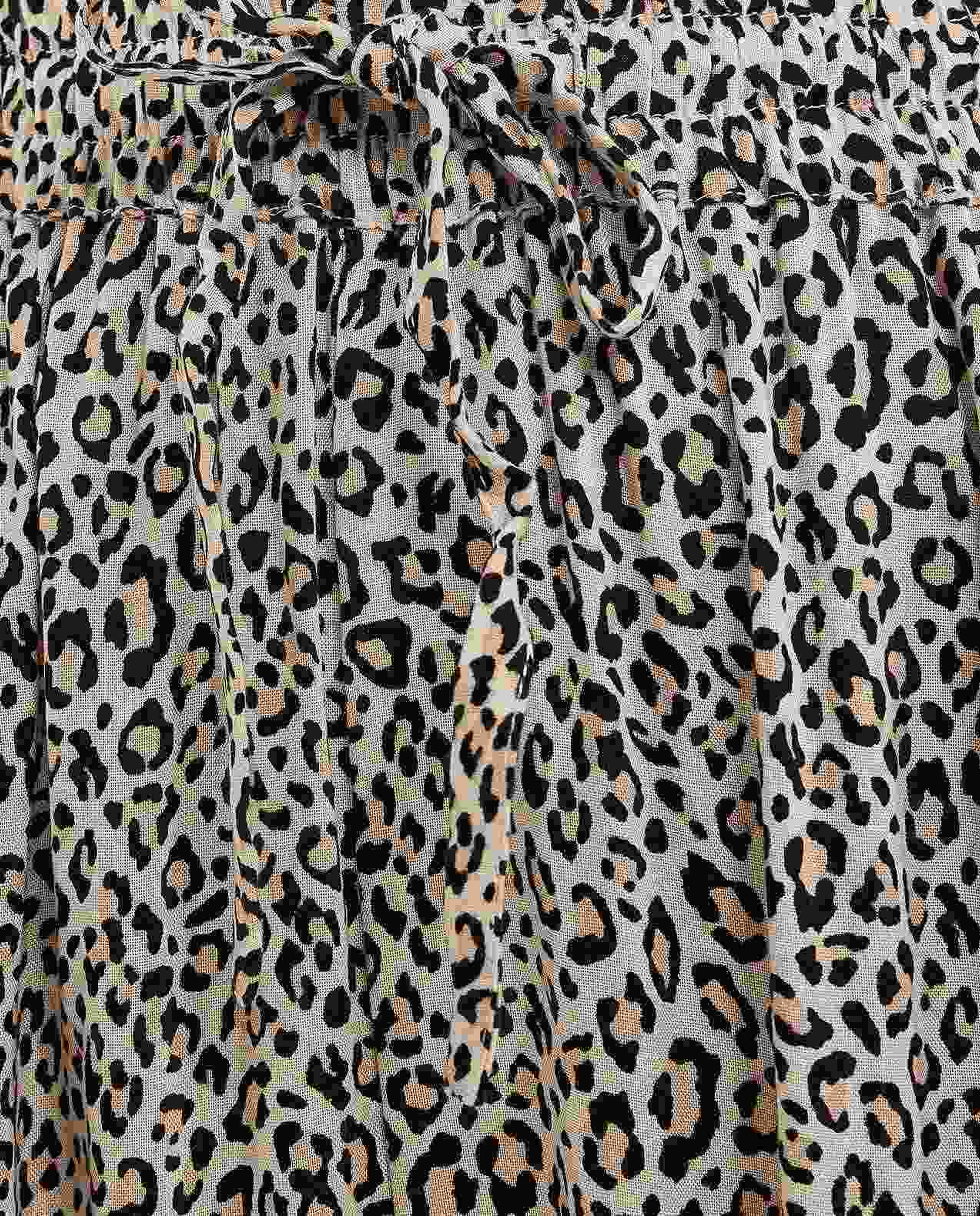 Patterned Lounge Pants with Drawstring Waist