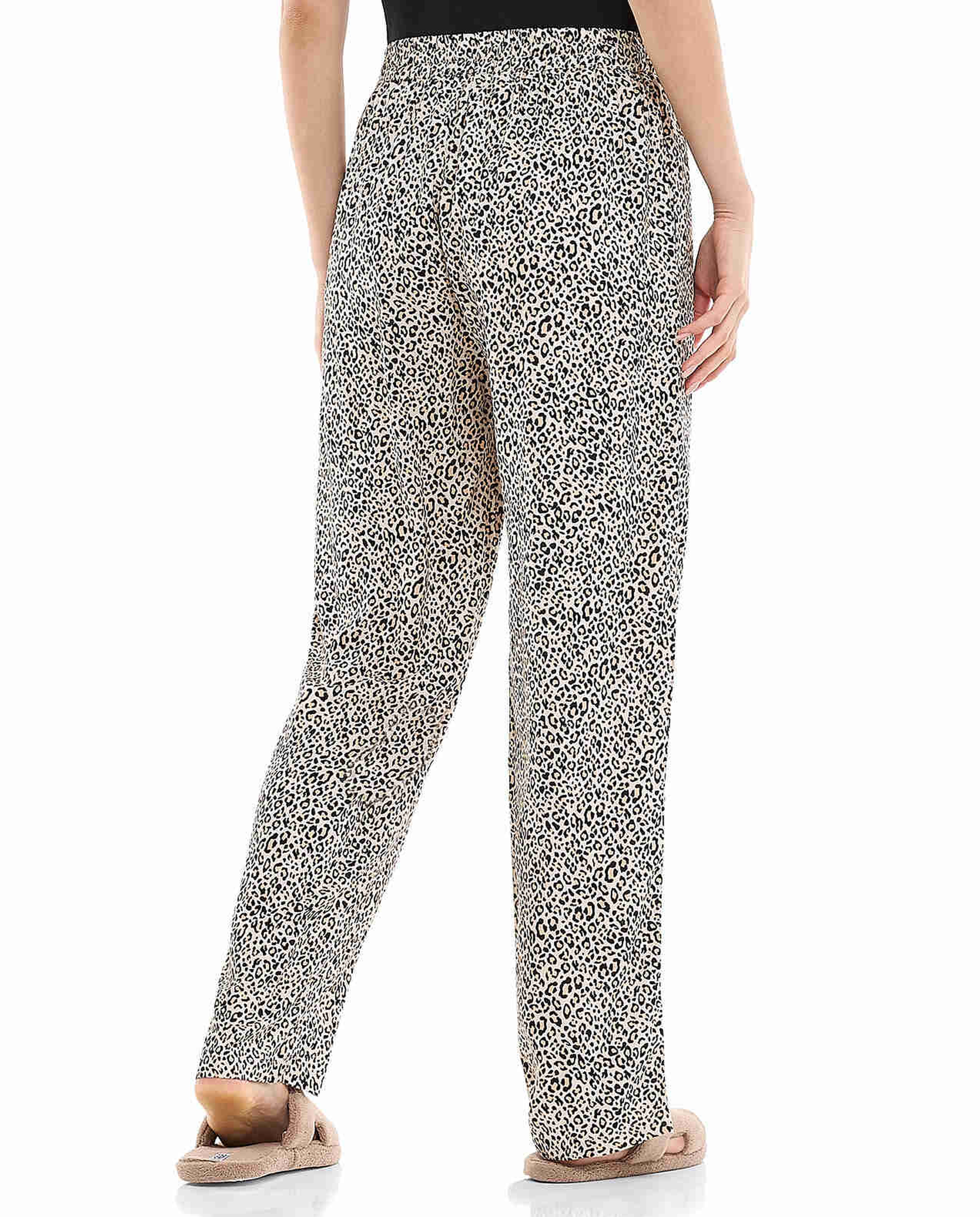 Patterned Lounge Pants with Drawstring Waist