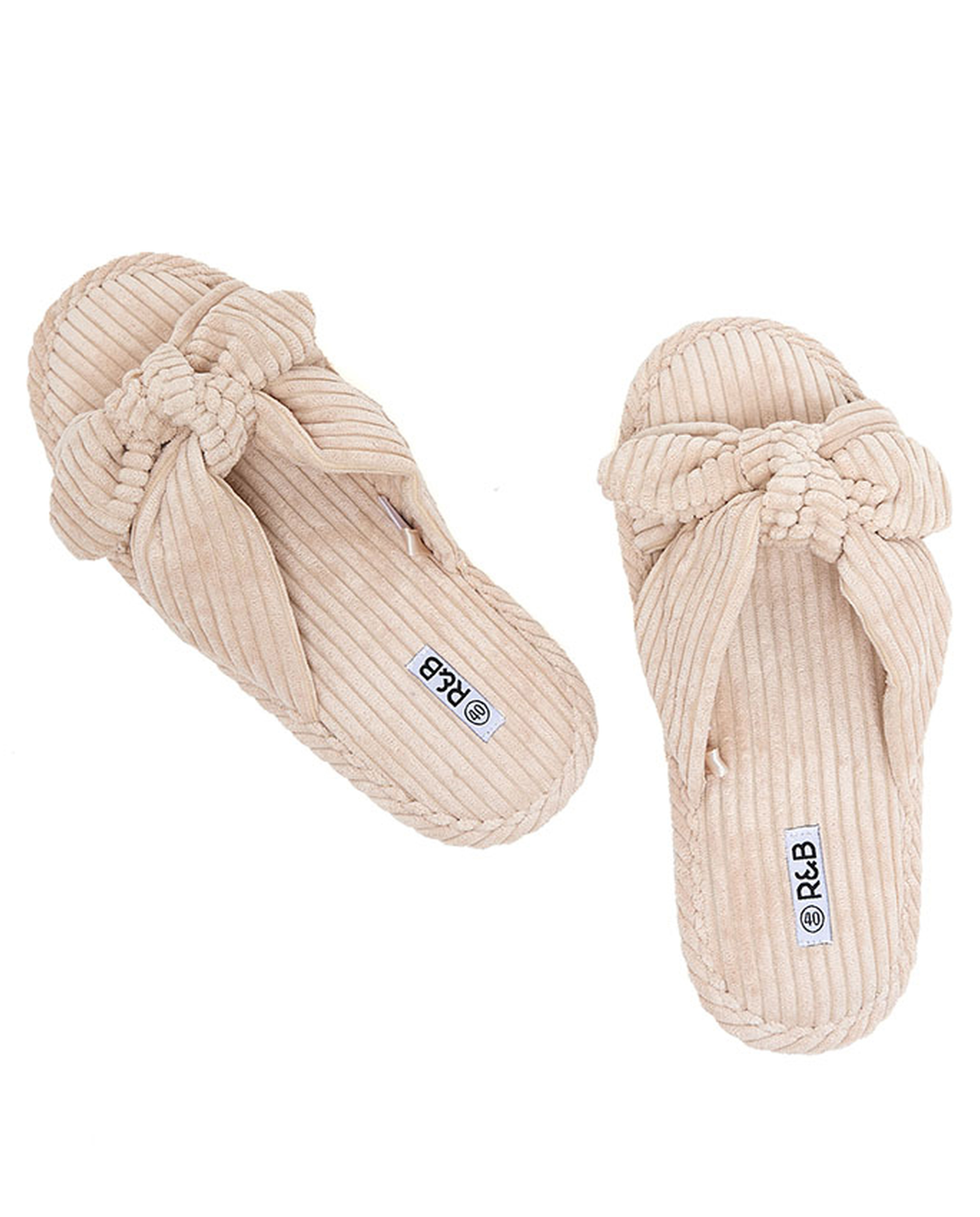 Bow Detail Bedroom Slippers