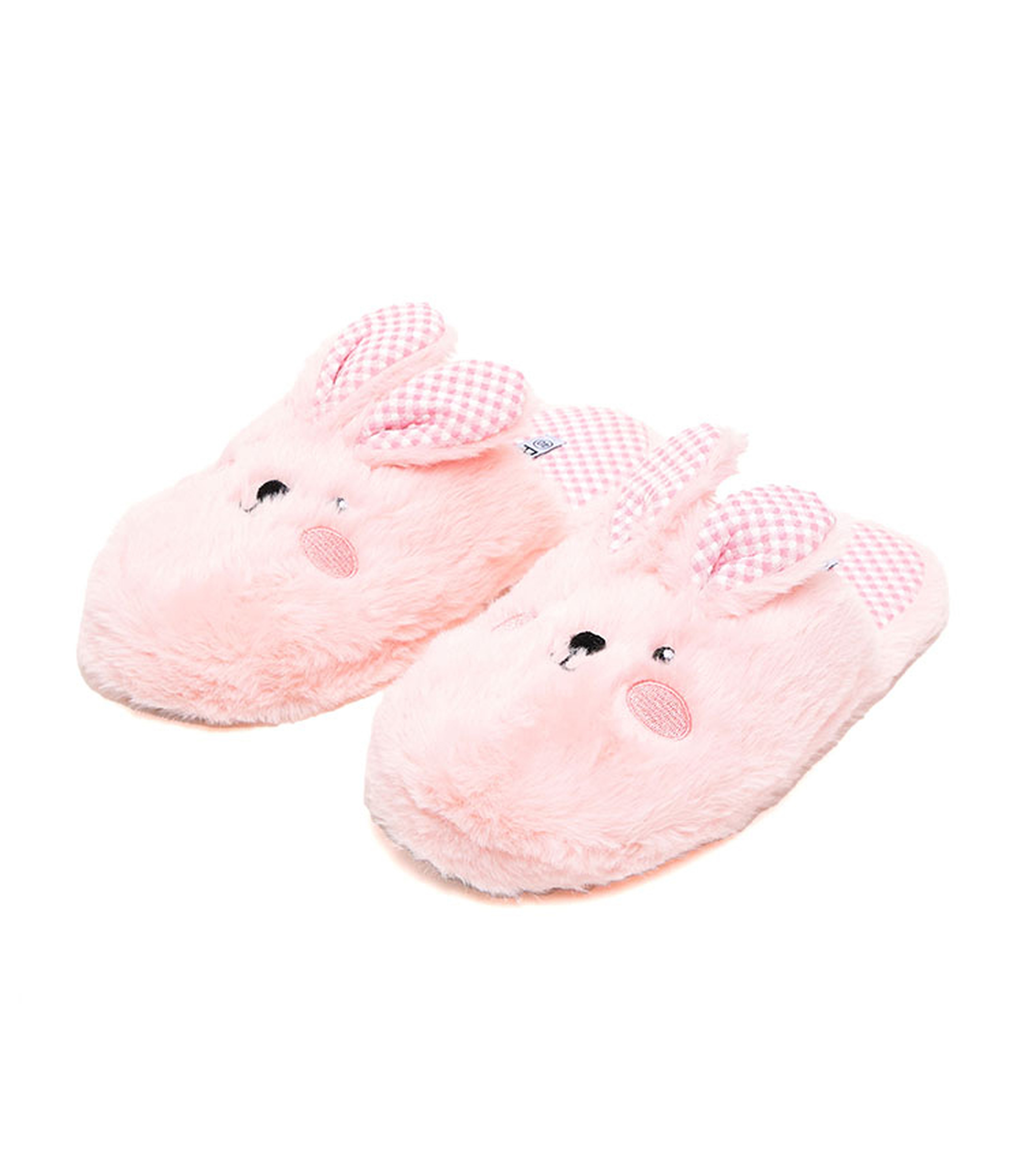 Appliqued Plush Bedroom Slippers
