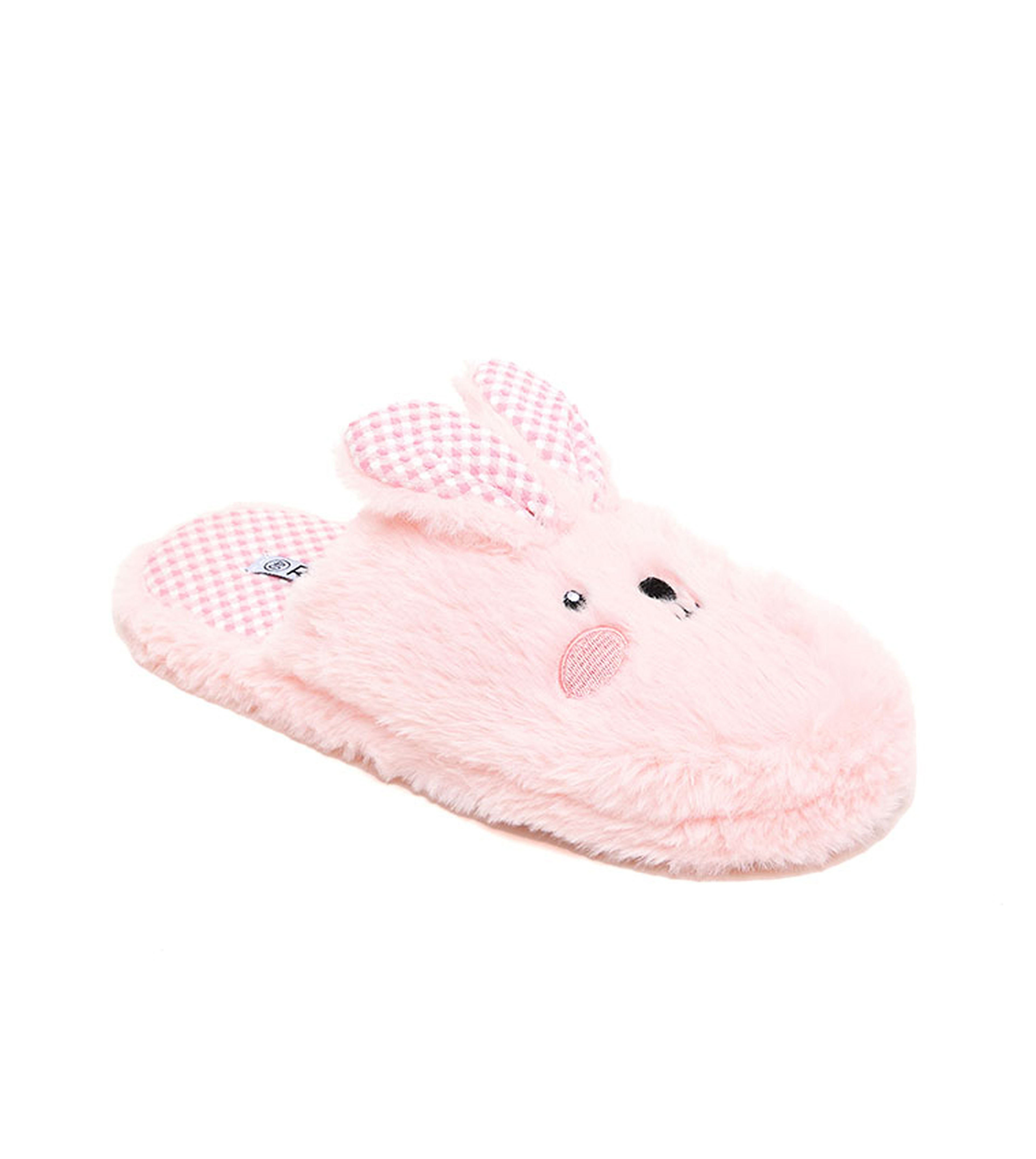 Appliqued Plush Bedroom Slippers
