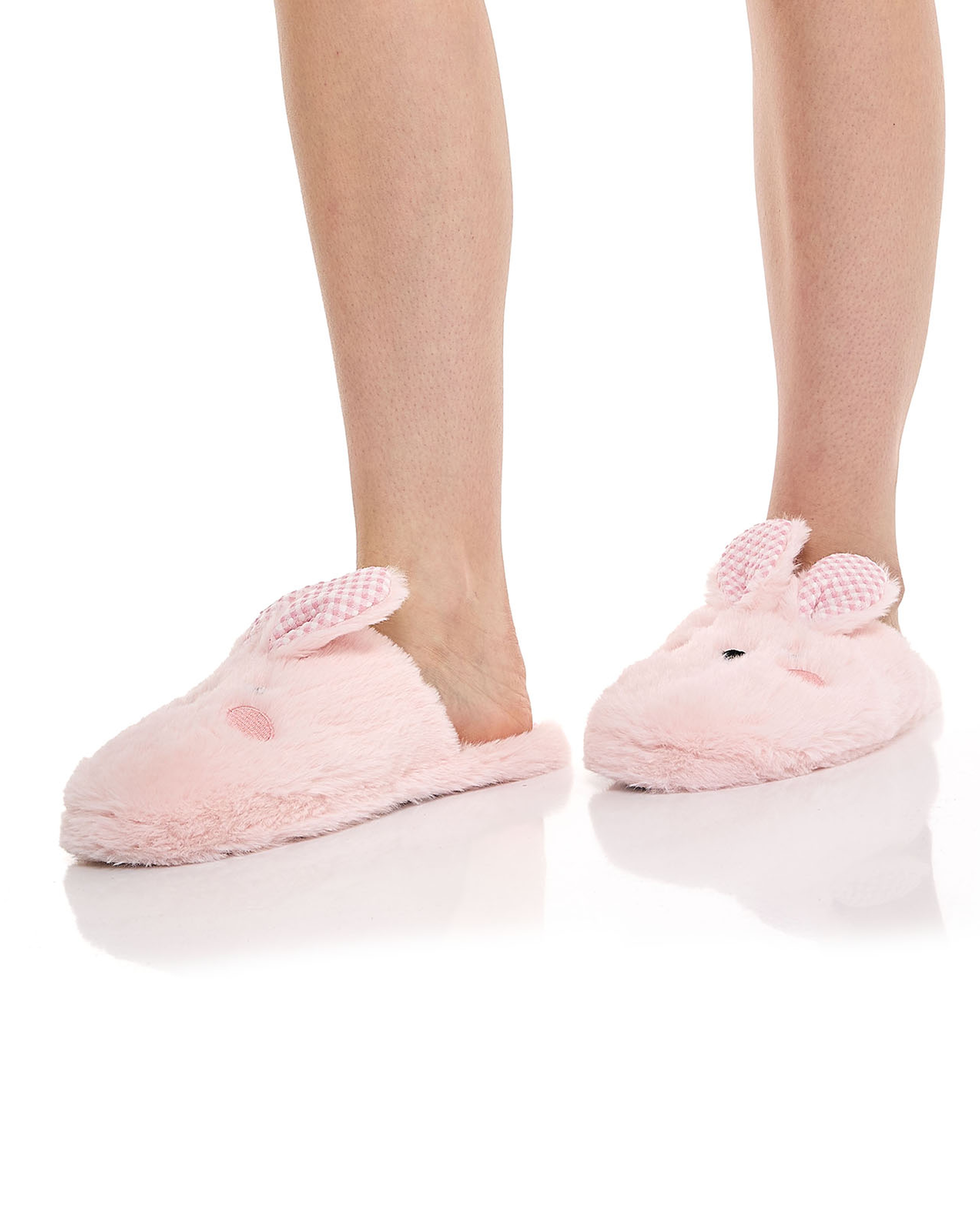 Appliqued Plush Bedroom Slippers