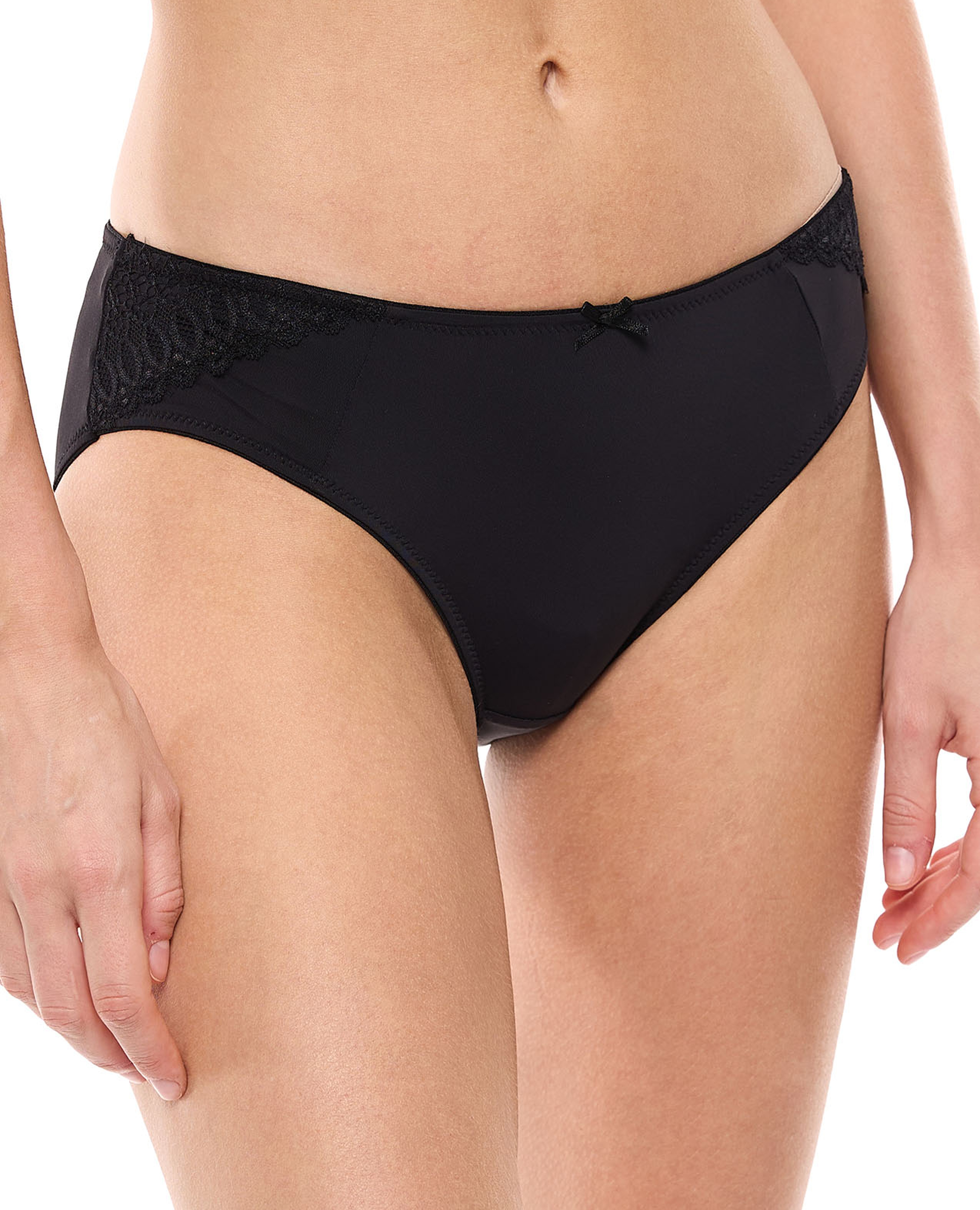 Lace Trim Bikini Brief