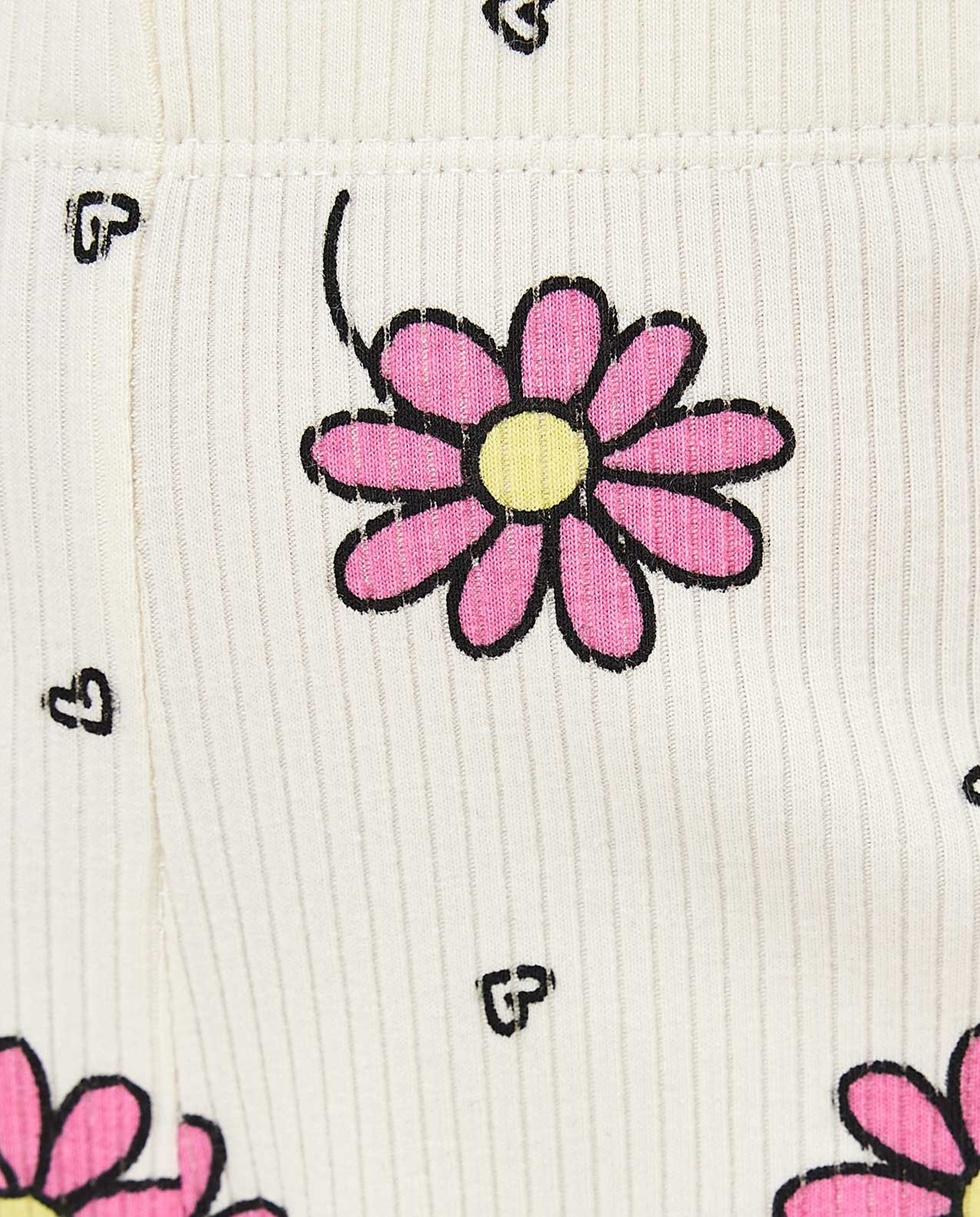 2 Pack Leggings with Elastic Waist