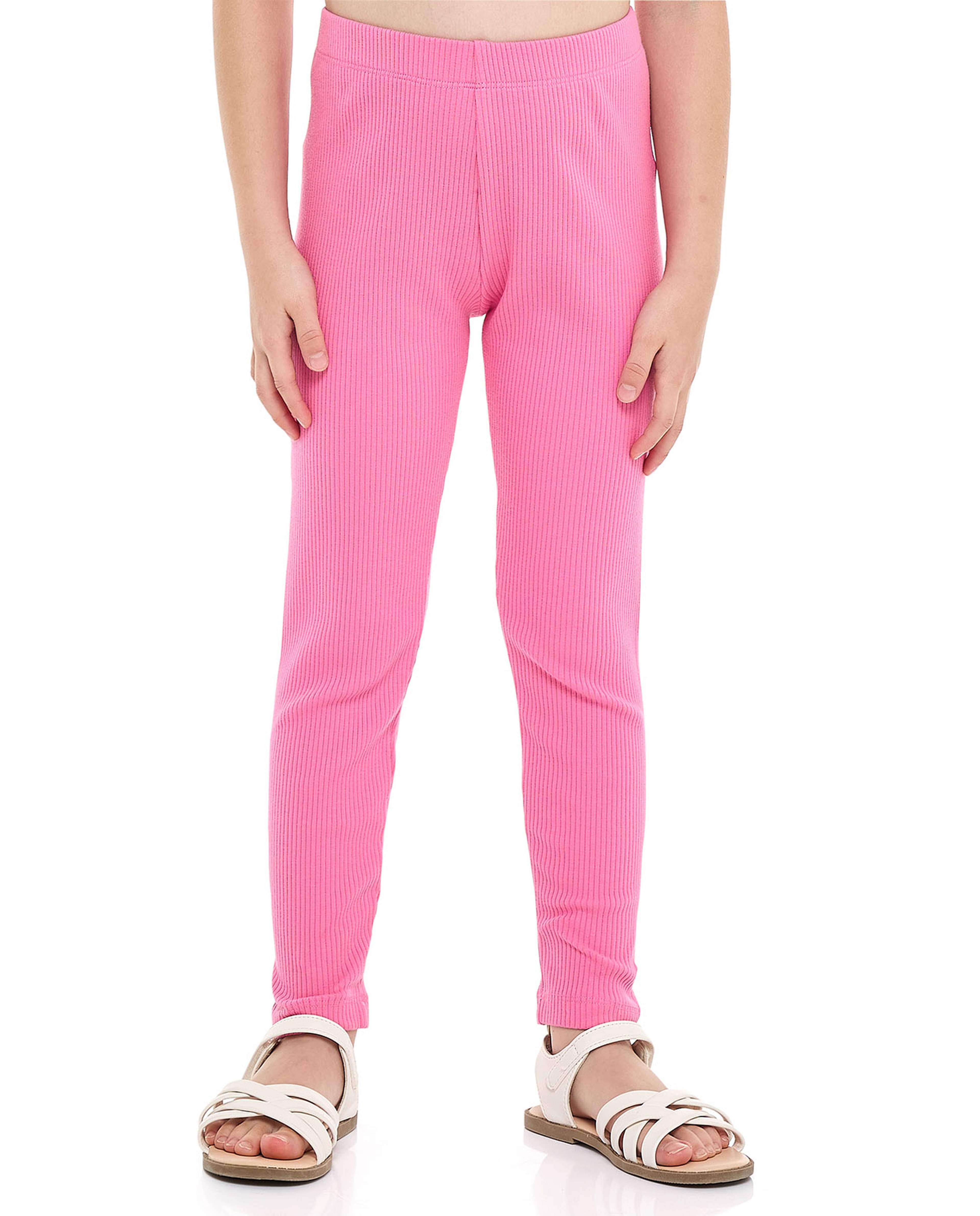 2 Pack Leggings with Elastic Waist