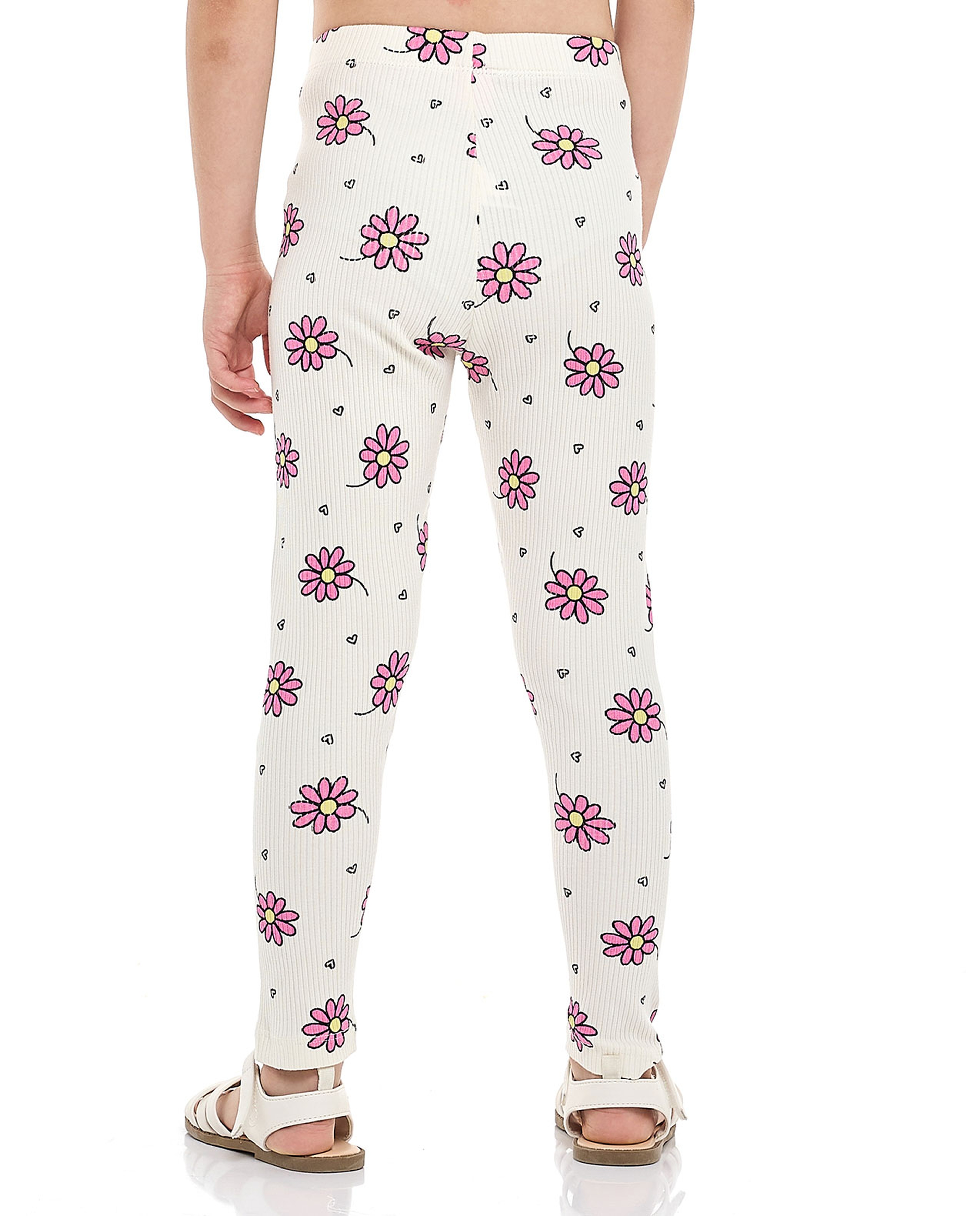 2 Pack Leggings with Elastic Waist