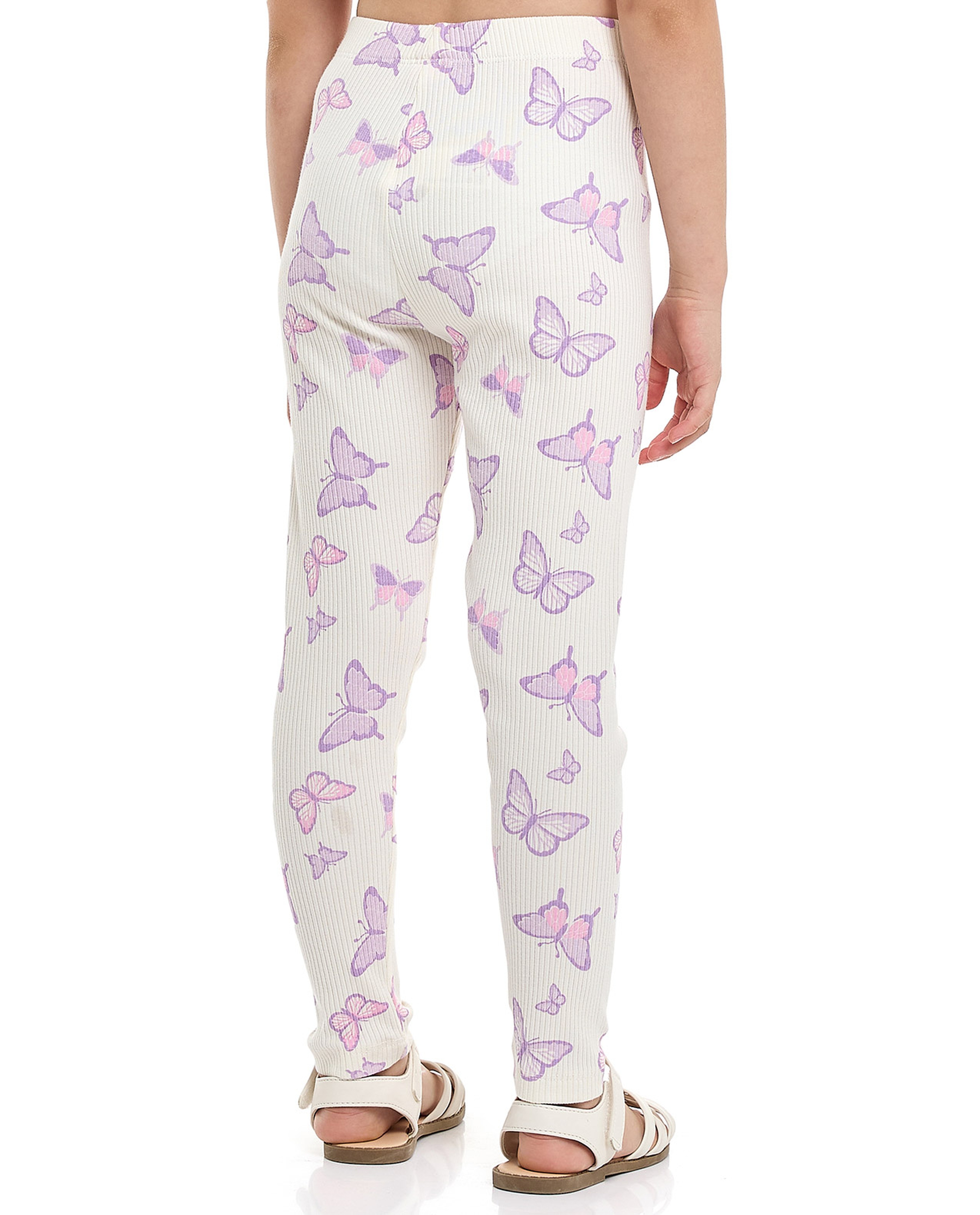 2 Pack Leggings with Elastic Waist