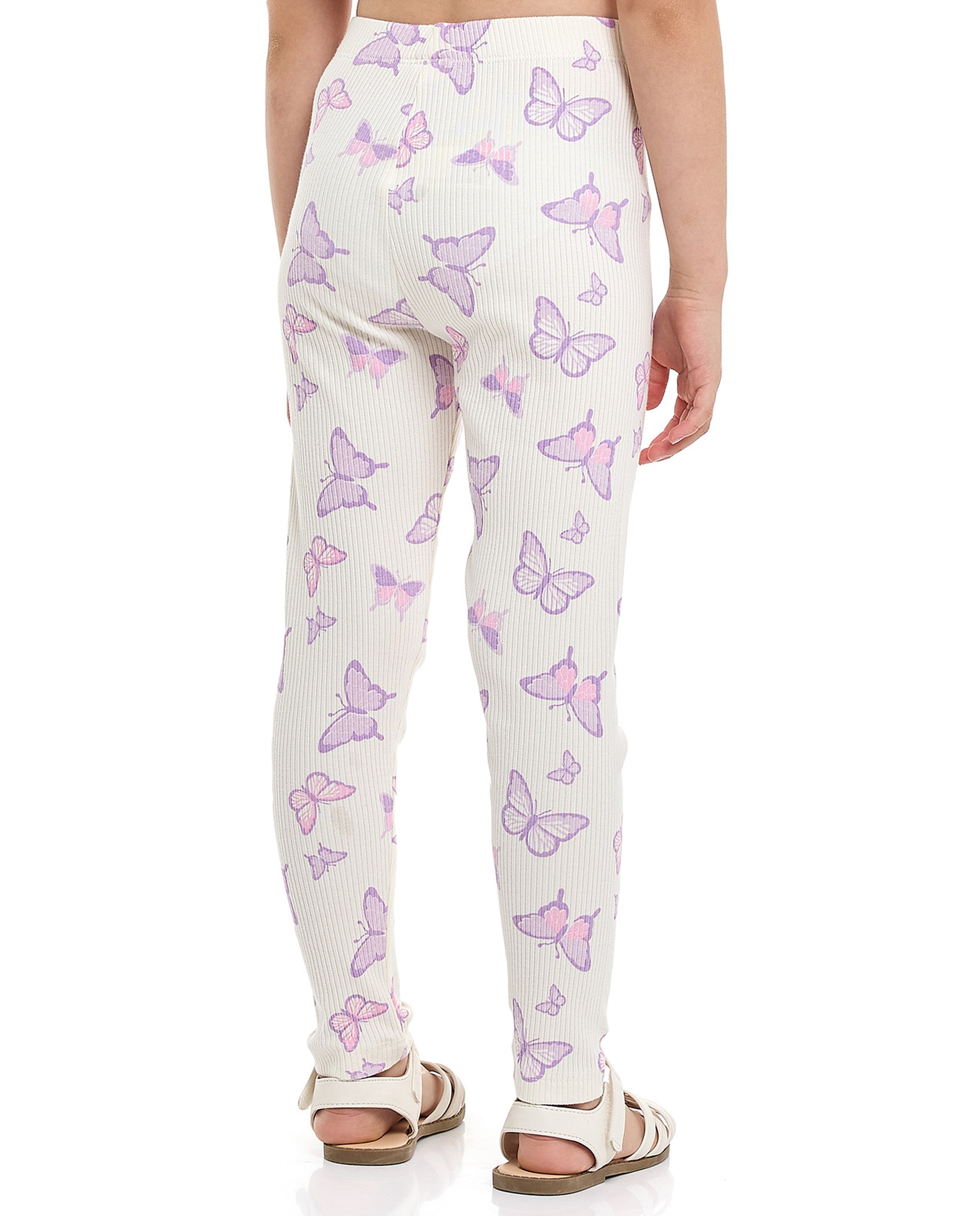 2 Pack Leggings with Elastic Waist